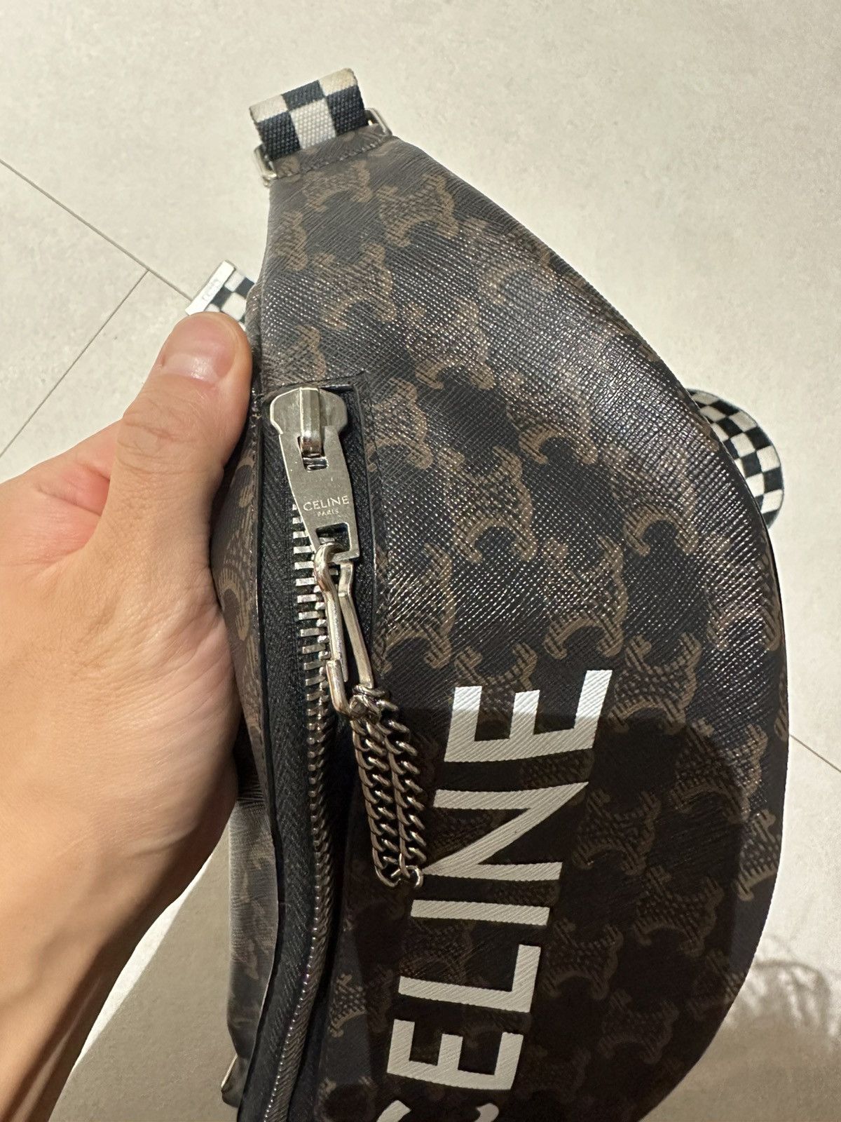 Celine CELINE Brown Triomphe Belt Bag Size ONE SIZE - 3 Thumbnail