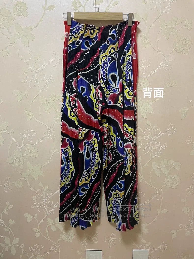 Issey Miyake Issey Miyake size:3 Opera Mask Wide - Leg Pants Size 31" - 4 Thumbnail
