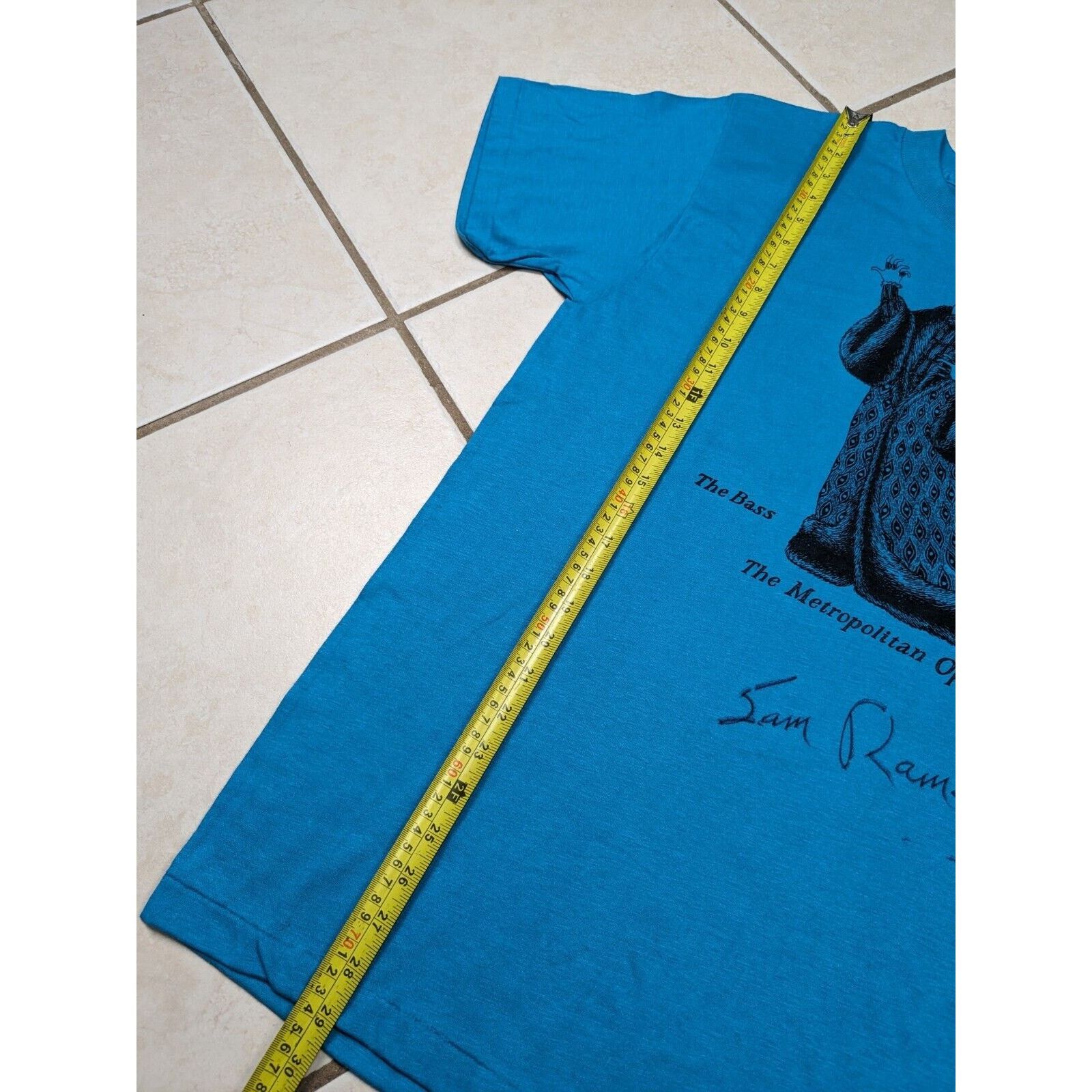 Other Edward Gorey New York Met Opera T Shirt SAMUEL RAMEY SIGNED Size US XL / EU 56 / 4 - 7 Thumbnail