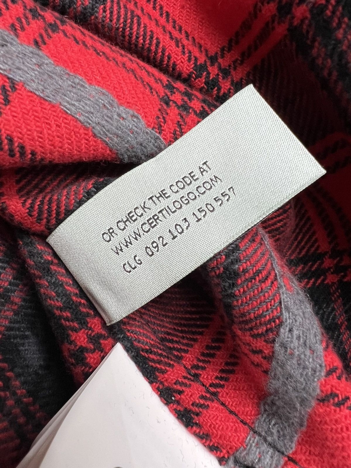 Off-White Off-White Stencil Flannel Check Shirt Size Large Size US L / EU 52-54 / 3 - 7 Thumbnail
