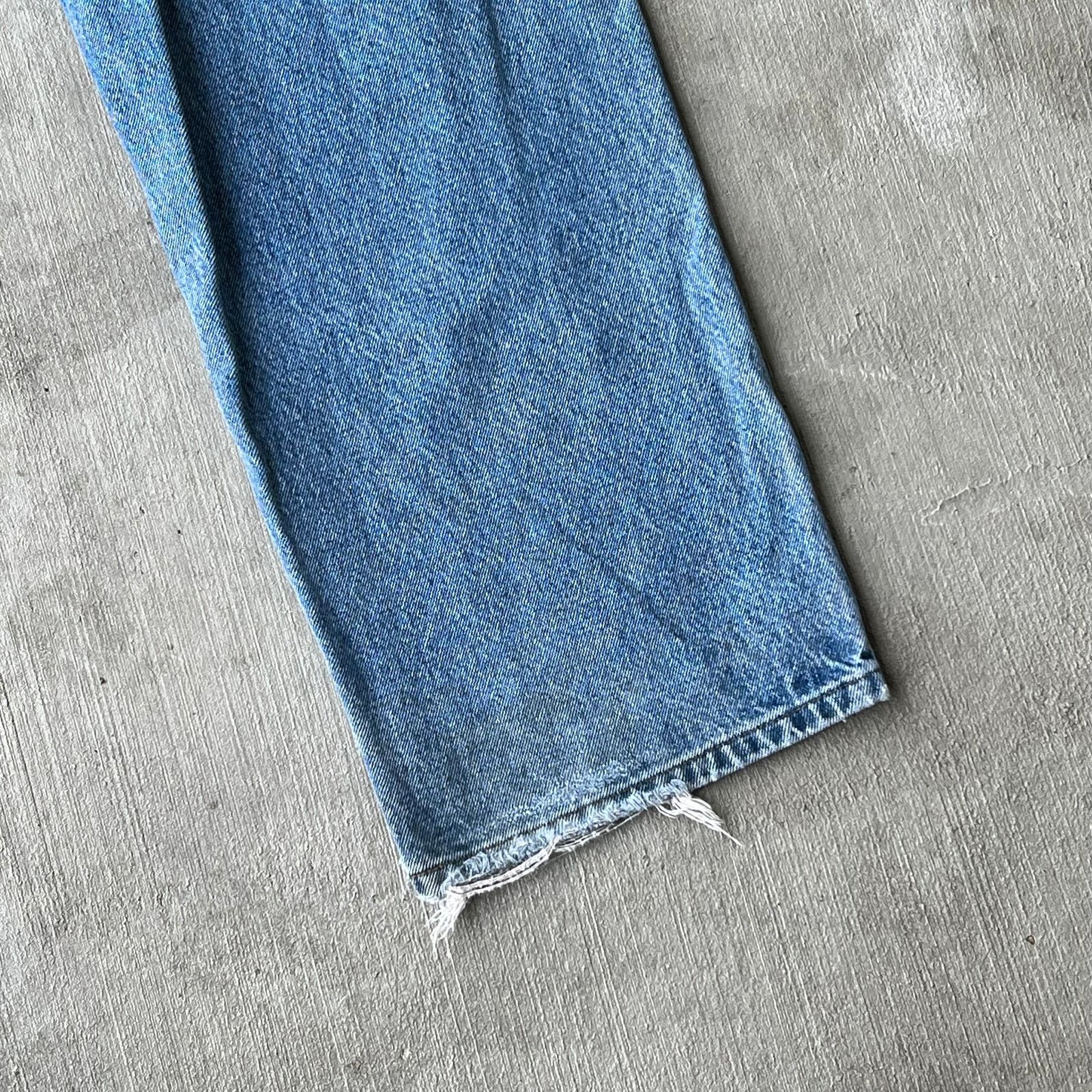 Carhartt × Vintage Carhartt blue denim jeans double knee work carpenter pants Size US 32 / EU 48 - 8 Thumbnail