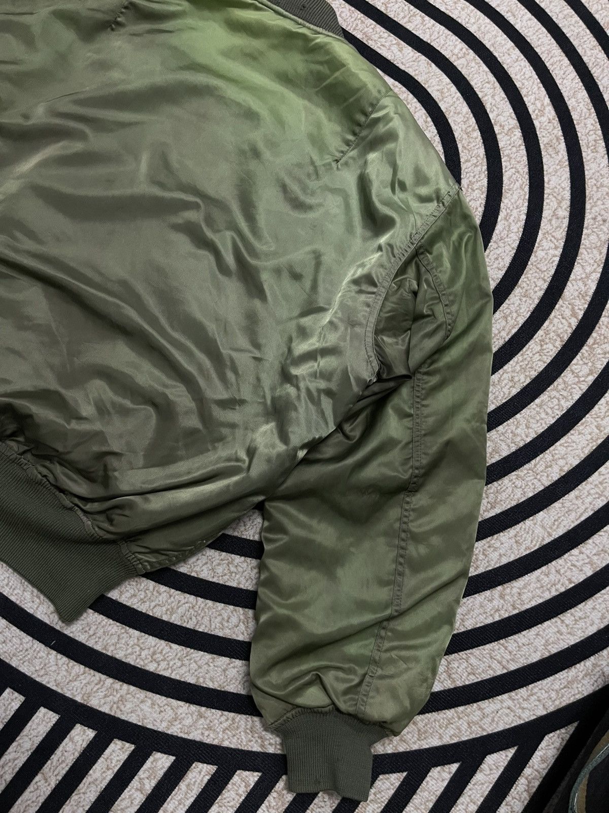 Vintage 70s HOUSTON FIELD JACKET M-1943 SUN FADED JACKET RARE Size US L / EU 52-54 / 3 - 16 Thumbnail