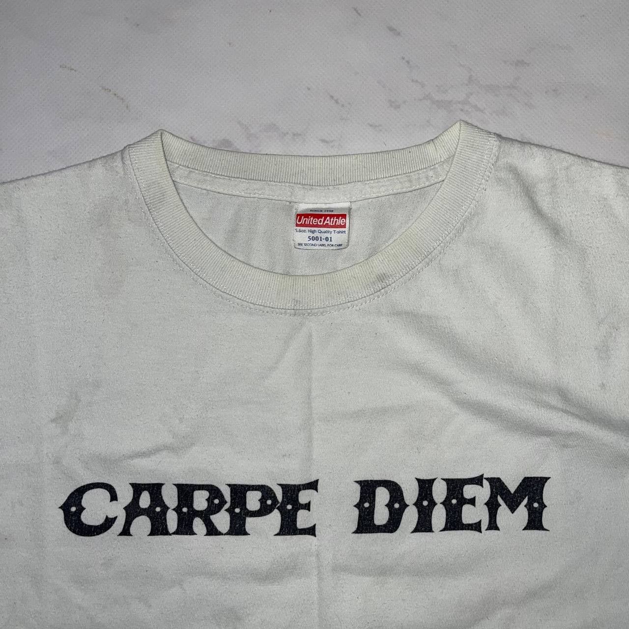 Vintage Capre Diem Brazilian Jiu-Jitsu Big Logo T Shirt White Size L Size US L / EU 52-54 / 3 - 13 Thumbnail