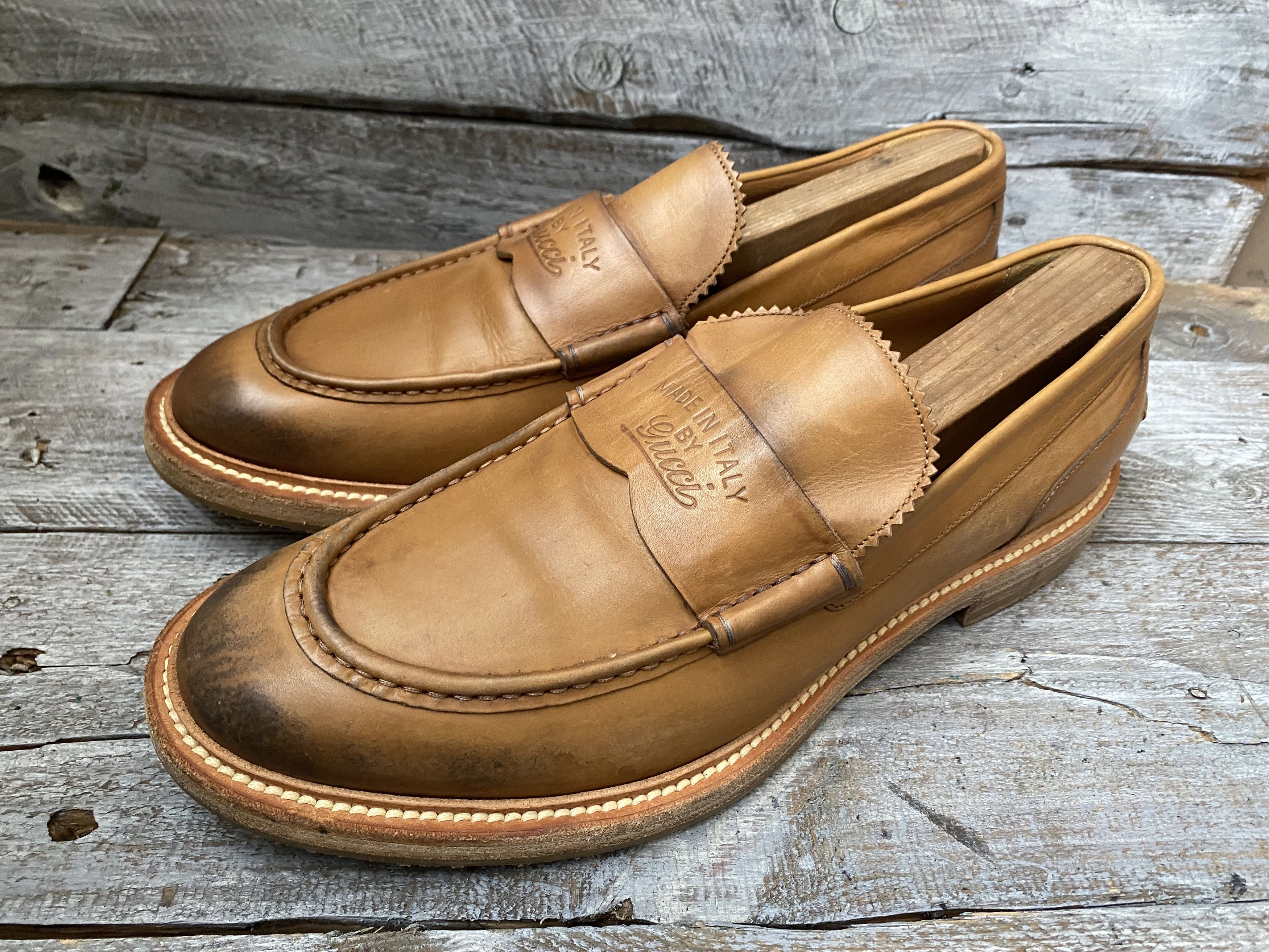 Gucci Gucci penny leather loafers uk 9 Size US 10 / EU 43 - 4 Thumbnail