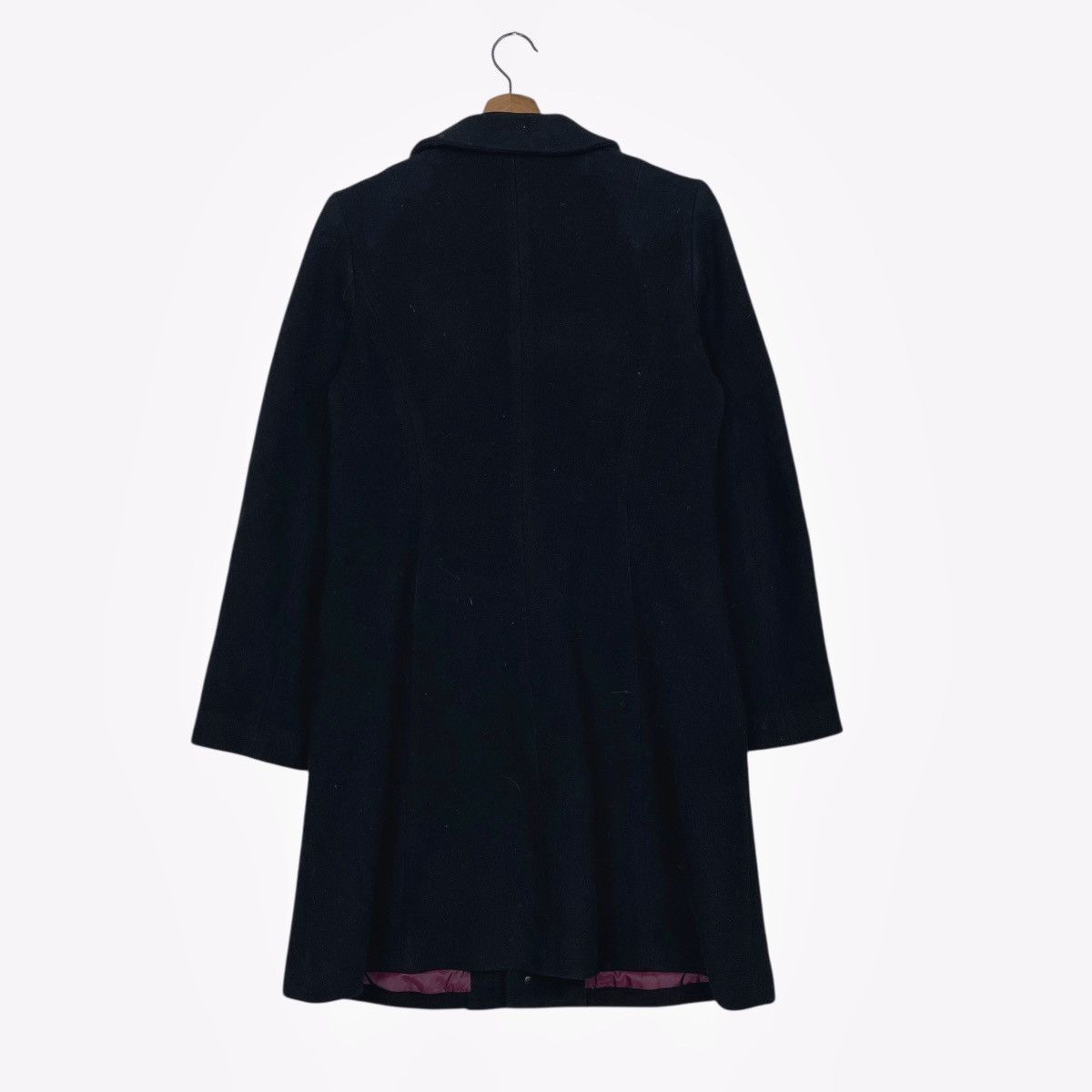 Issey Miyake Issey Miyake x Sunao Kuwahara Black Wool Long Coat Size M / US 6-8 / IT 42-44 - 8 Thumbnail