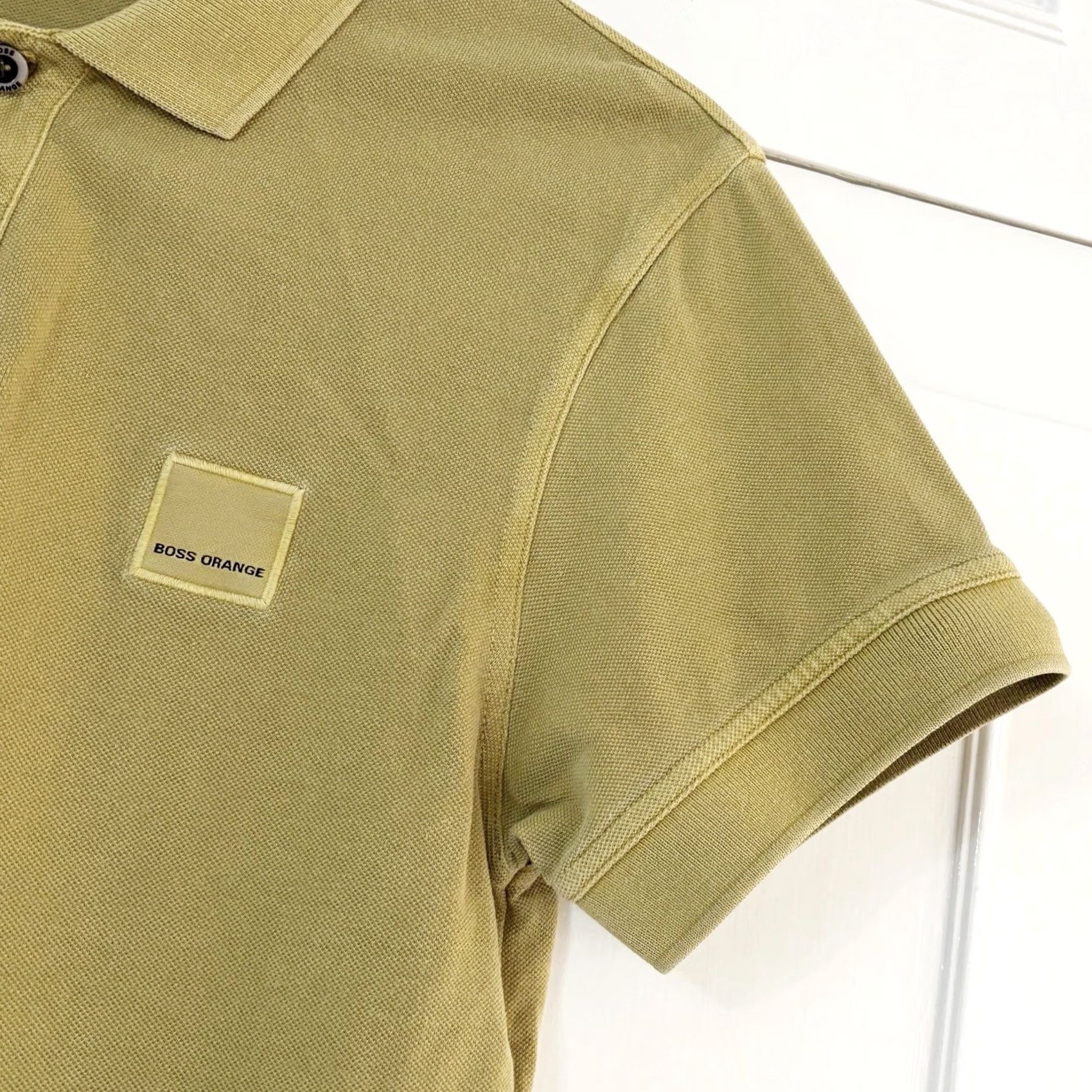 Hugo Boss HUGO BOSS Polo Shirt Pascha Slim Fit Mustard Orange Label Mens M Size US M / EU 48-50 / 2 - 4 Thumbnail