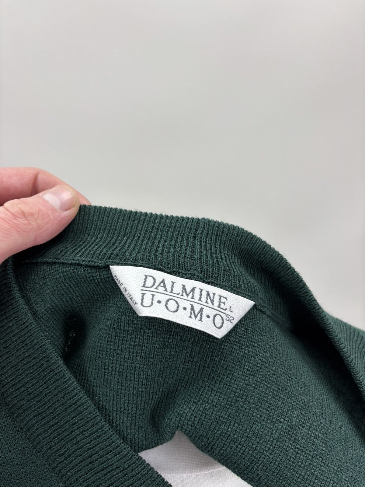 Dalmine Mens cardigan Dalmine Size L/52 Color Green Size US L / EU 52-54 / 3 - 9 Thumbnail