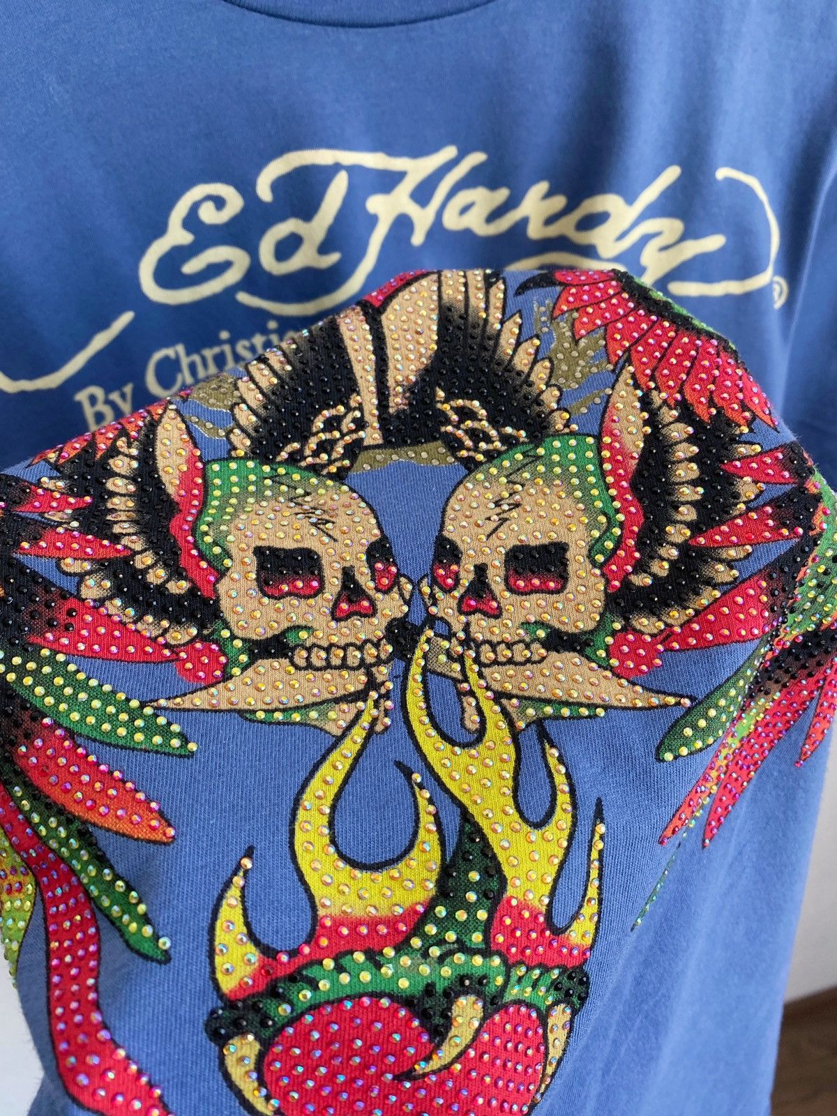 Ed Hardy Ed Hardy Dagger Birds t-shirt made in USA Size US L / EU 52-54 / 3 - 15 Thumbnail