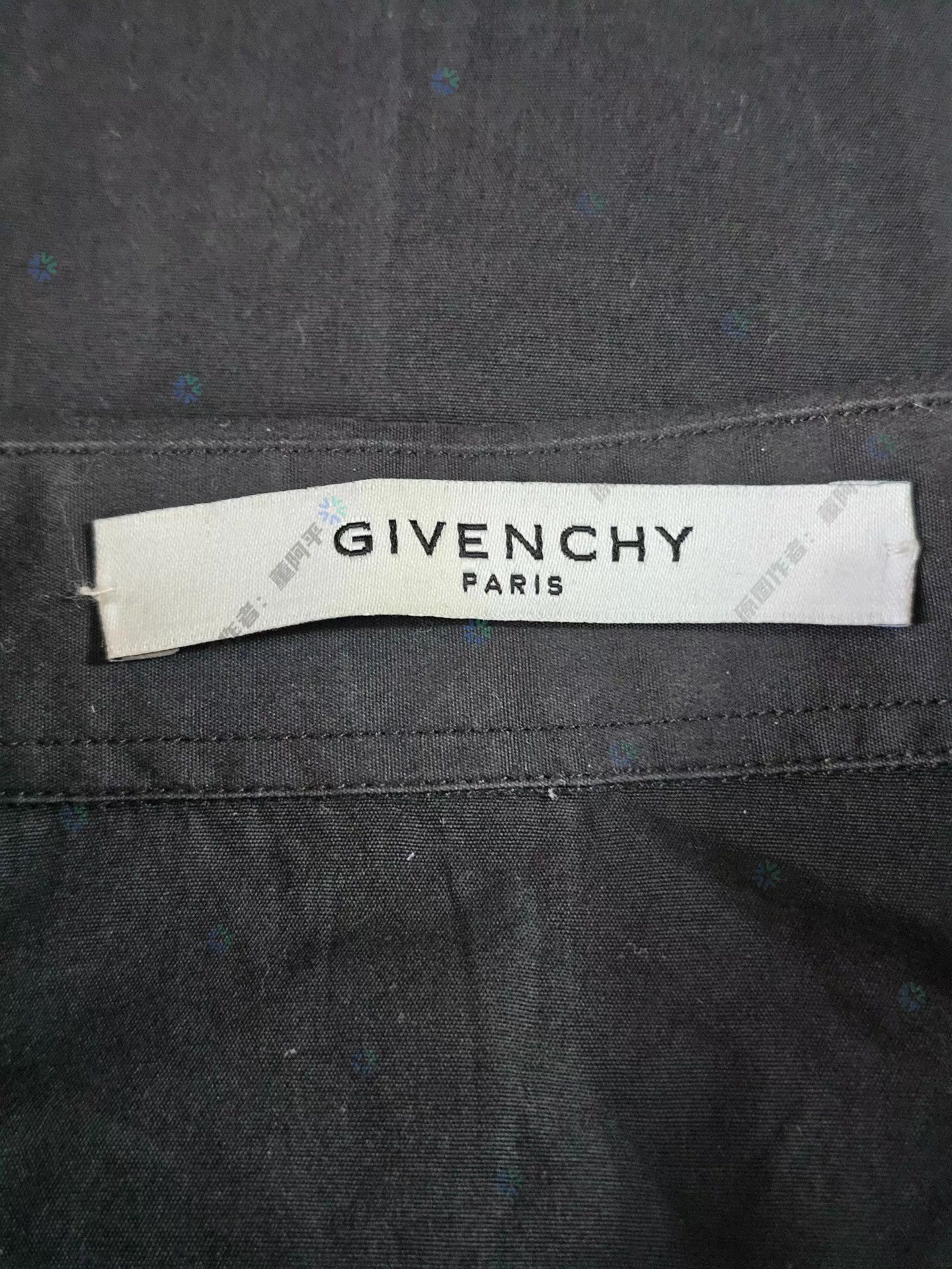 Givenchy Givenchy Black Long Sleeve Shirt with Star Embroidery Q4 Size US L / EU 52-54 / 3 - 5 Thumbnail