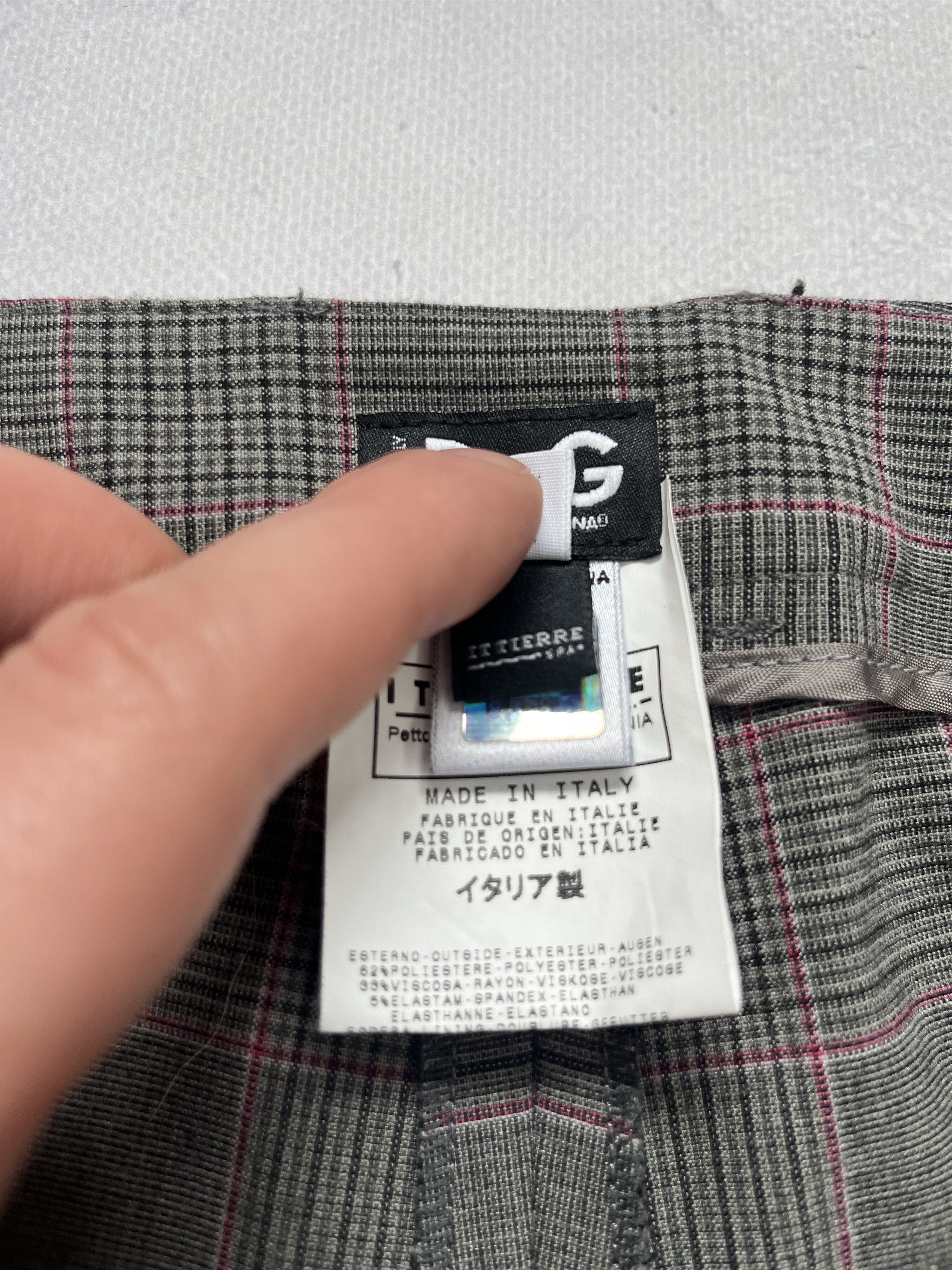 Dolce & Gabbana D&G Dolce & Gabbana Plaid Trousers Pants Viscose Wide Leg Size US 30 / EU 46 - 6 Thumbnail
