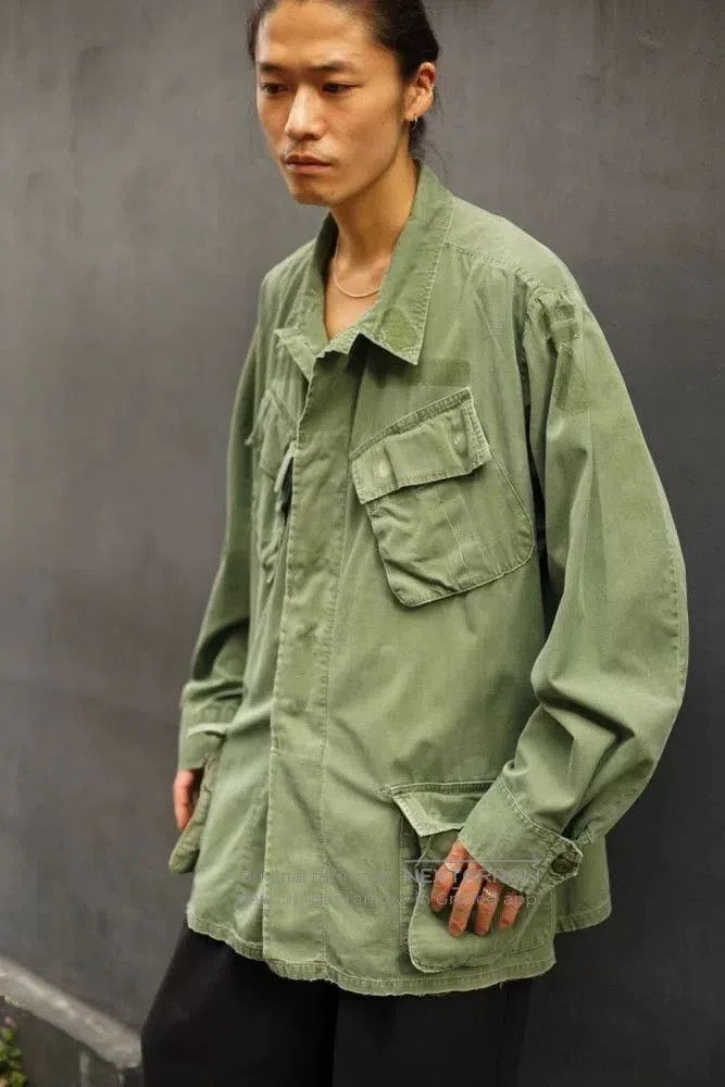 Vintage 1960s Vintage Vietnam War TCU Combat Shirt. Size US XXL / EU 58 / 5 - 7 Thumbnail