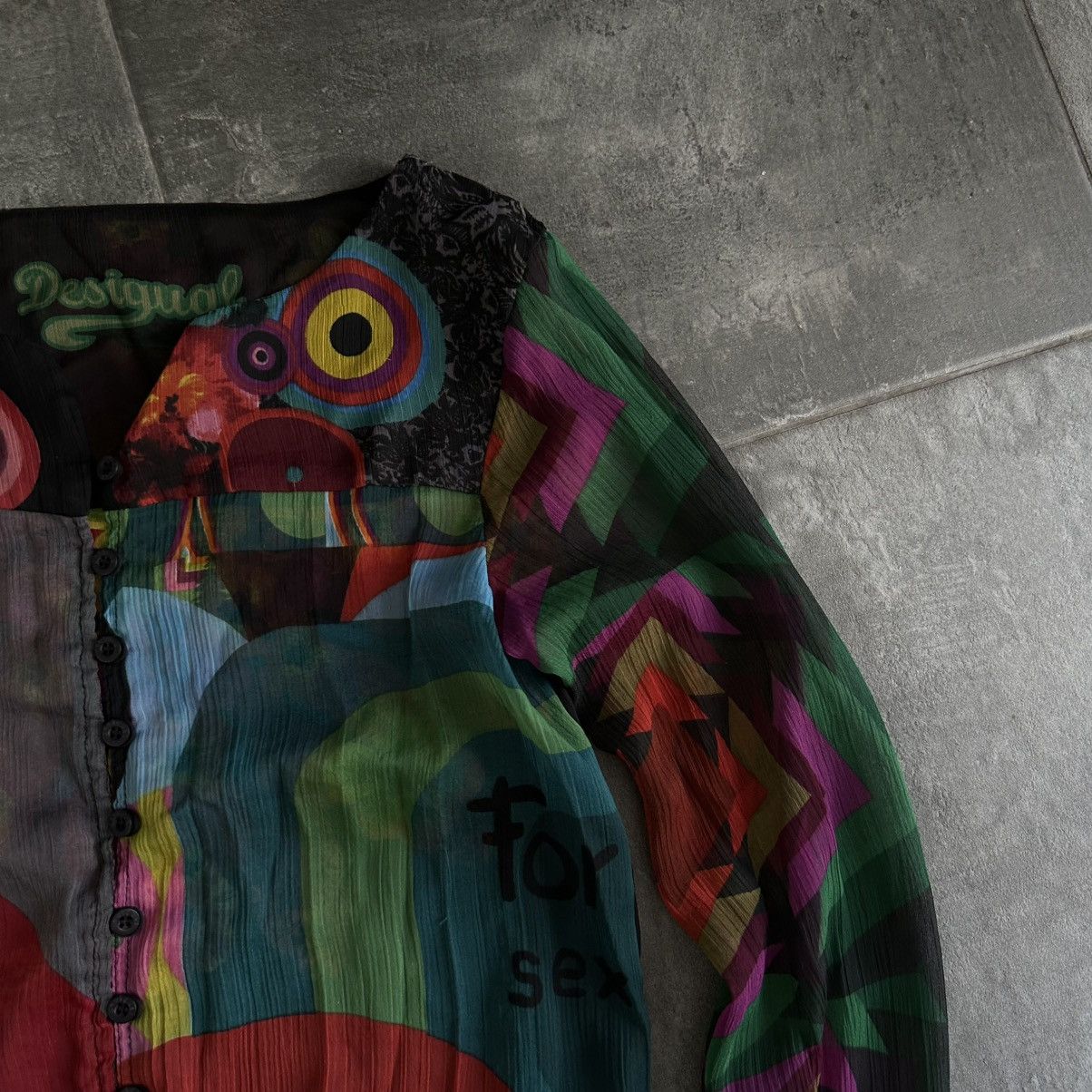 Desigual Vintage Japanese Style Desigual Shirt Button Up Y2K Size US S / EU 44-46 / 1 - 5 Thumbnail