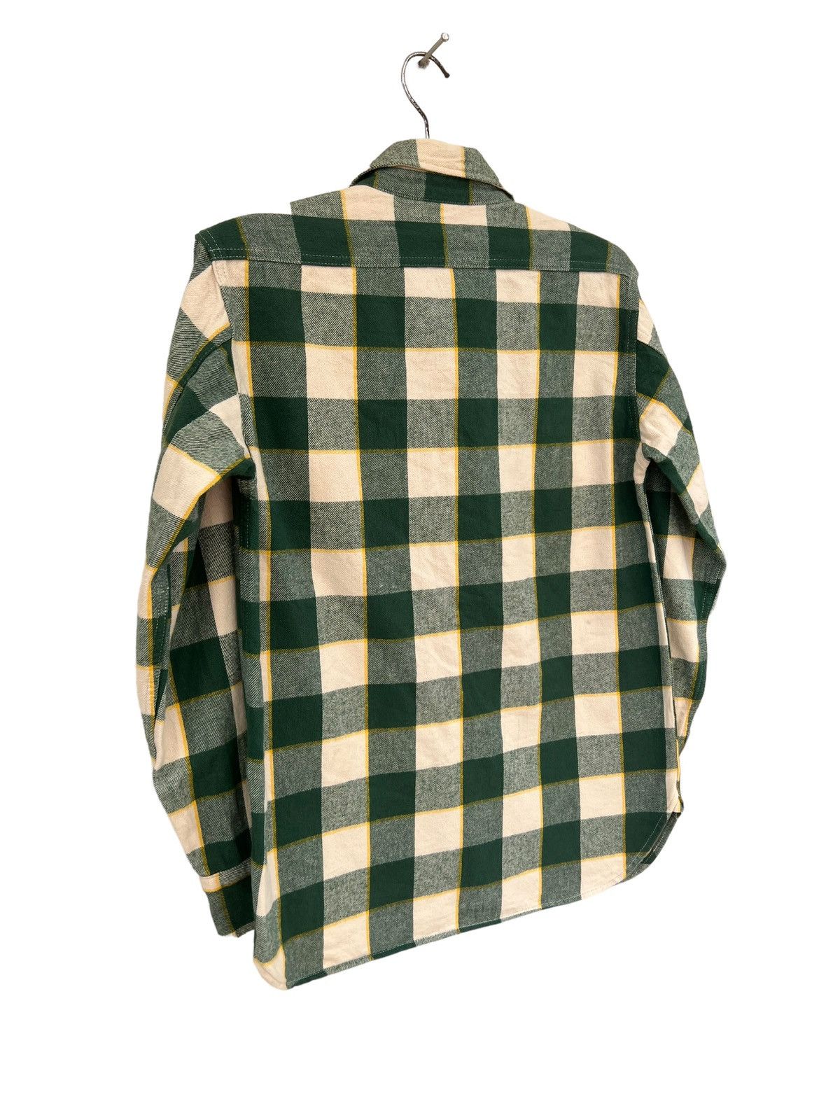 Japanese Brand Masterpiece Brand Japan Checked Gusset Flannel Work Shirt Size US M / EU 48-50 / 2 - 18 Thumbnail