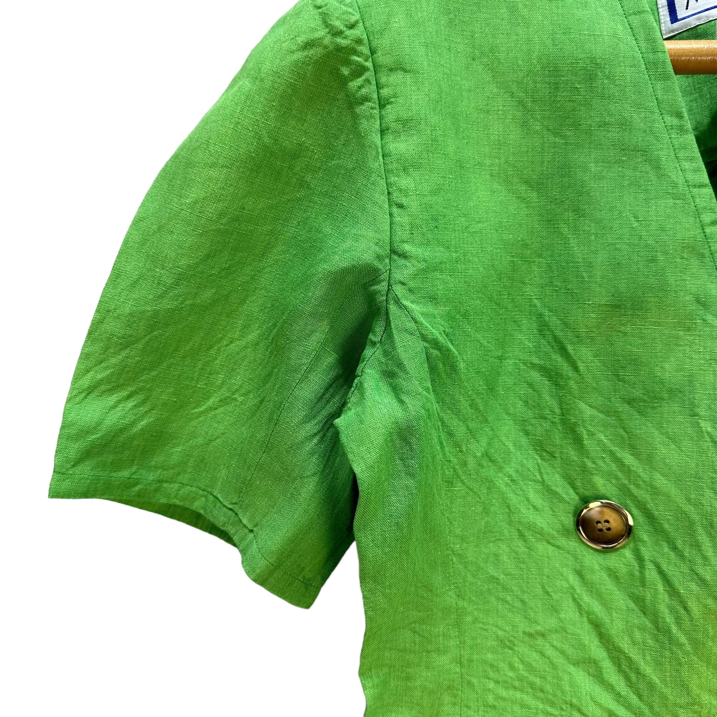 Yves Saint Laurent YVES SAINT LAURENT Short Sleeve Cropped Jacket #A45-1068 Size M / US 6-8 / IT 42-44 - 4 Thumbnail
