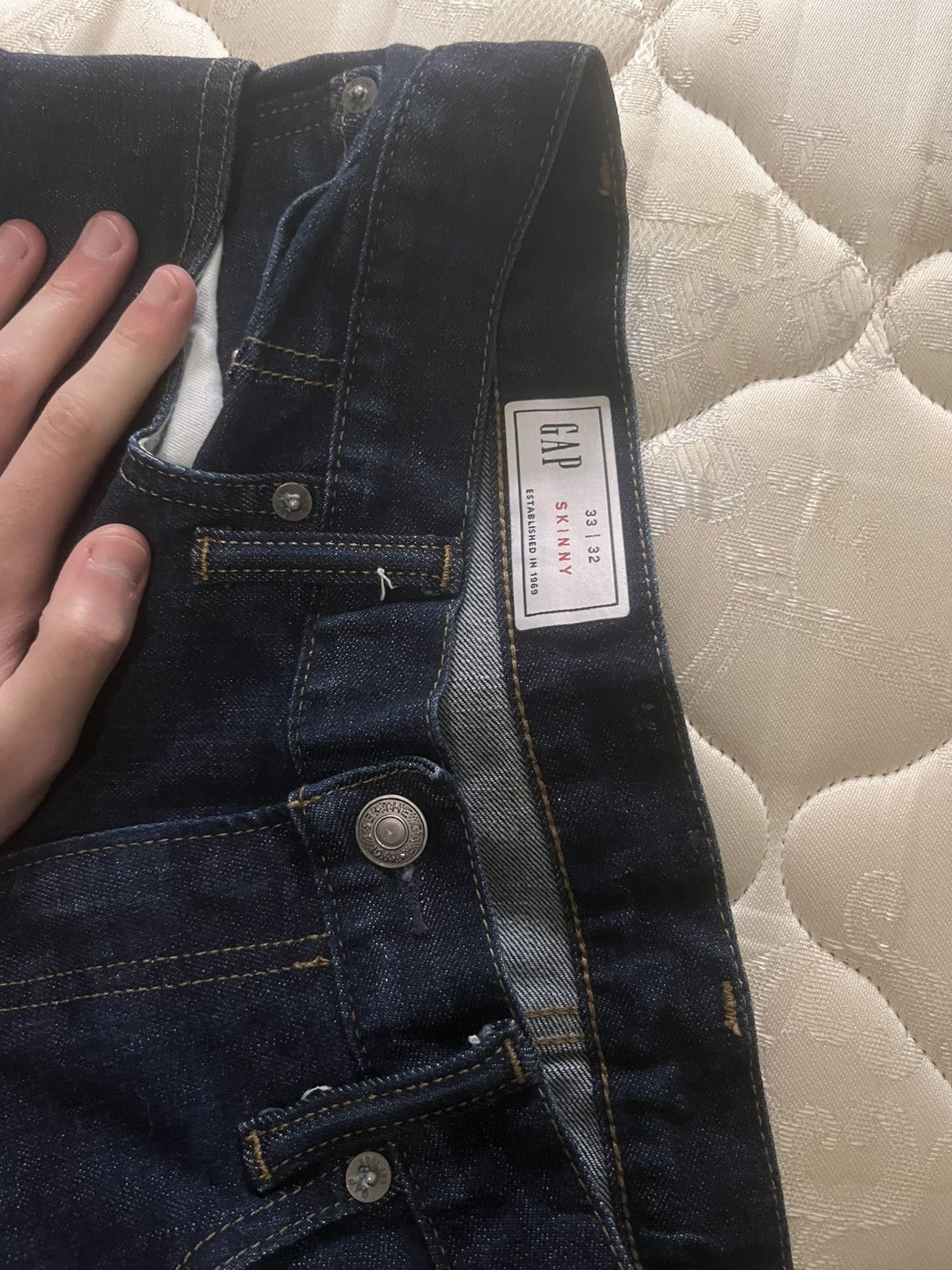 Gap Vintage GAP selvedge denim Size US 32 / EU 48 - 3 Thumbnail
