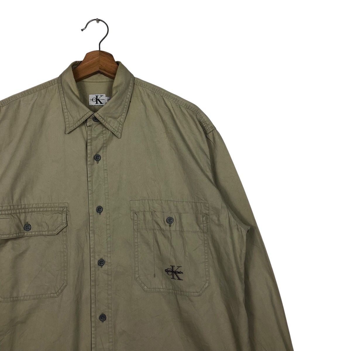 Calvin Klein × Japanese Brand 📌Vintage Chore Work Shirt Jacket Calvin Klein Jeans Size US M / EU 48-50 / 2 - 7 Thumbnail