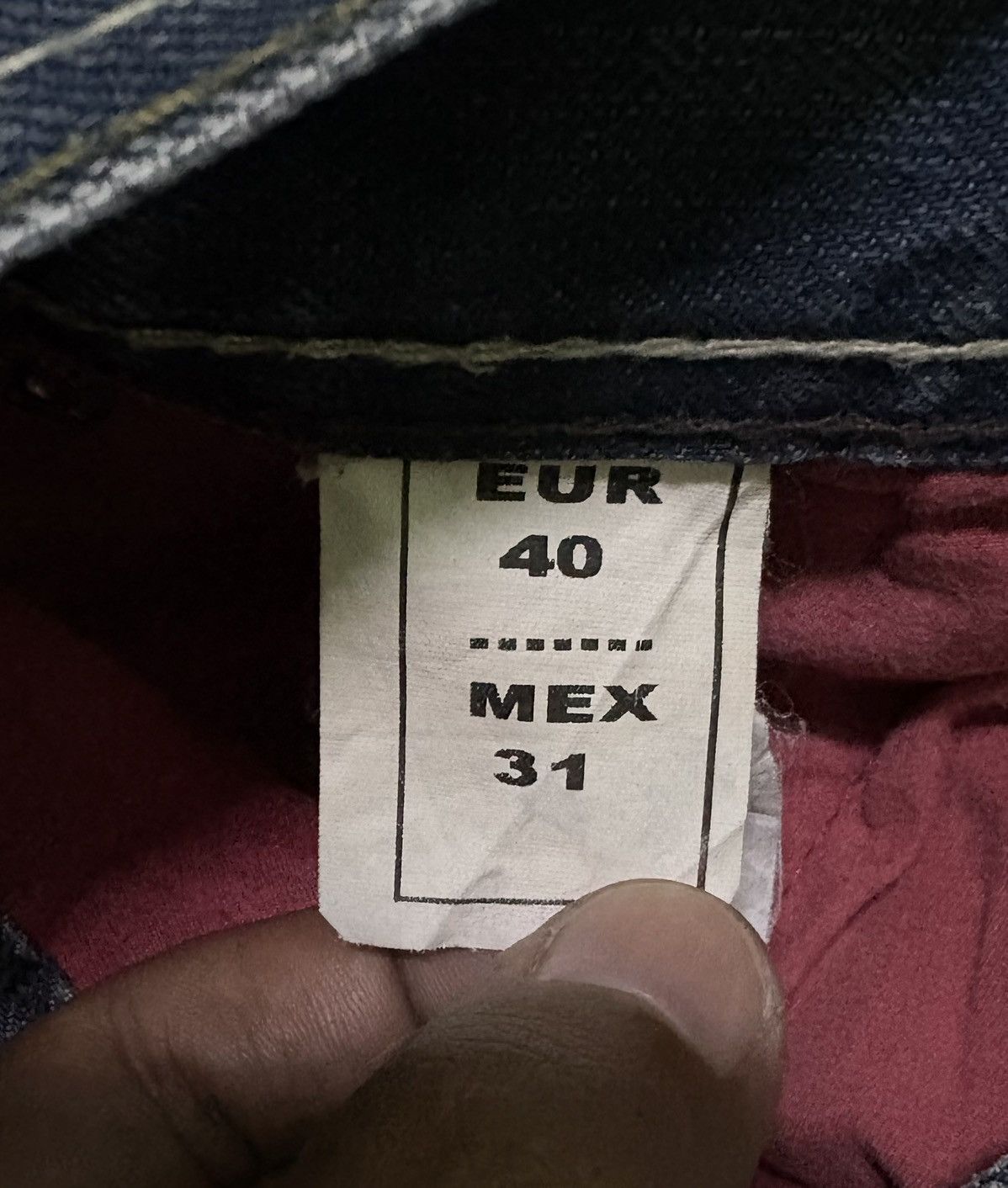 Vintage S19 Streetwear Jeans Distressed Denim Size US 32 / EU 48 - 18 Thumbnail