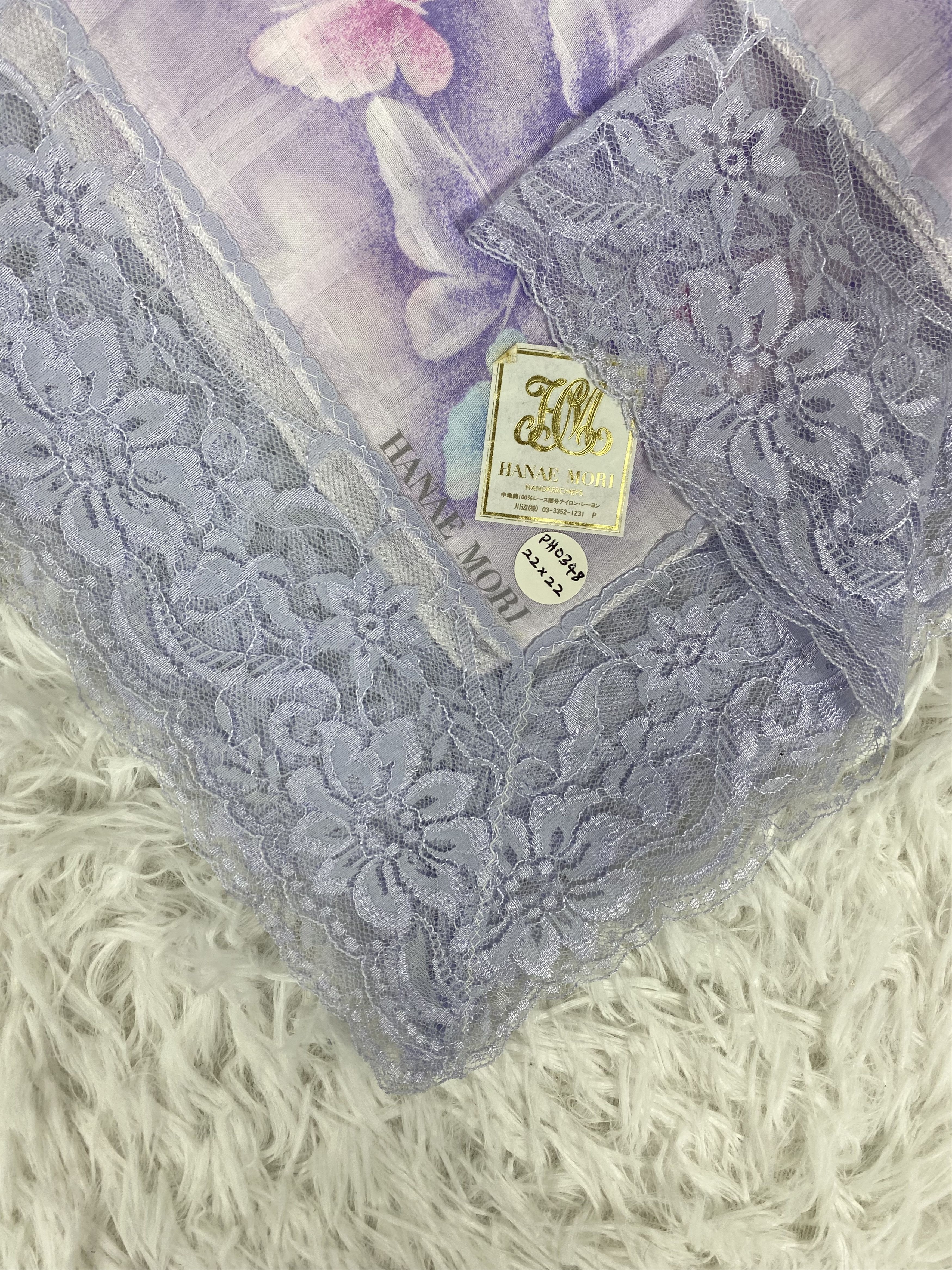 Hanae Mori Vintage Hanae Mori Handkerchief Neckerchief PH0348 Size ONE SIZE - 2 Thumbnail