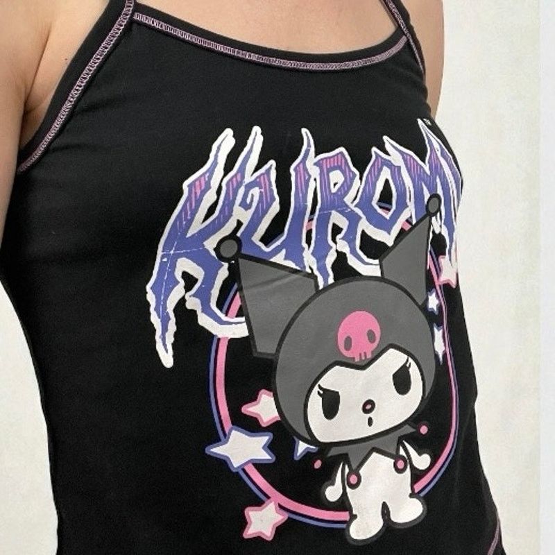 Other Kuromi by Sanrio Black Graphic Tank Top Size M / US 6-8 / IT 42-44 - 5 Thumbnail