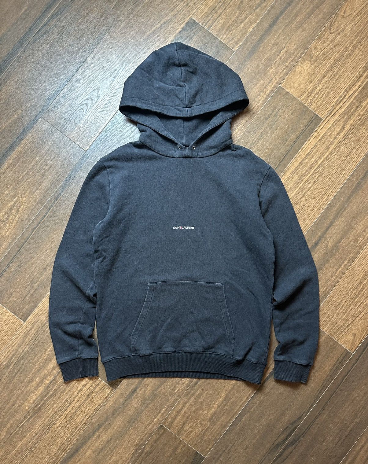 Saint Laurent Paris Saint Laurent Washed Hoodie Size US L / EU 52-54 / 3 - 1 Thumbnail