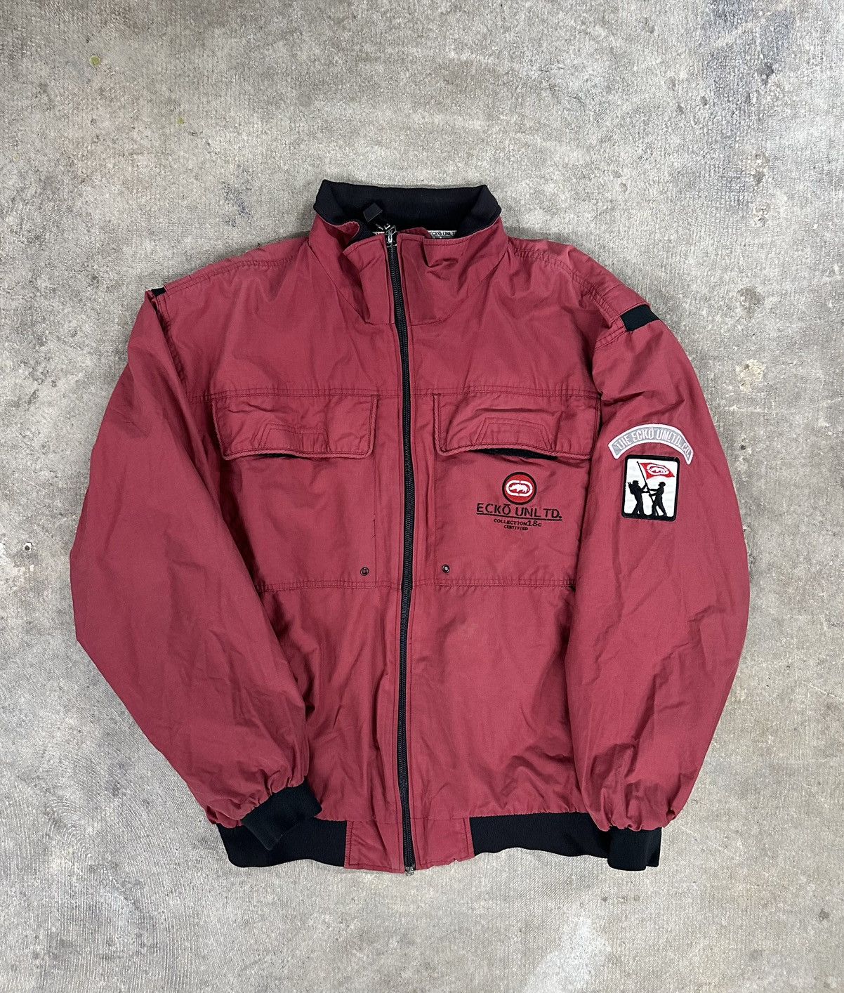 Ecko Unltd. Vintage 90s Ecko Unltd Tactical Utility Rap Ski Jacket RARE Size US XL / EU 56 / 4 - 1 Thumbnail