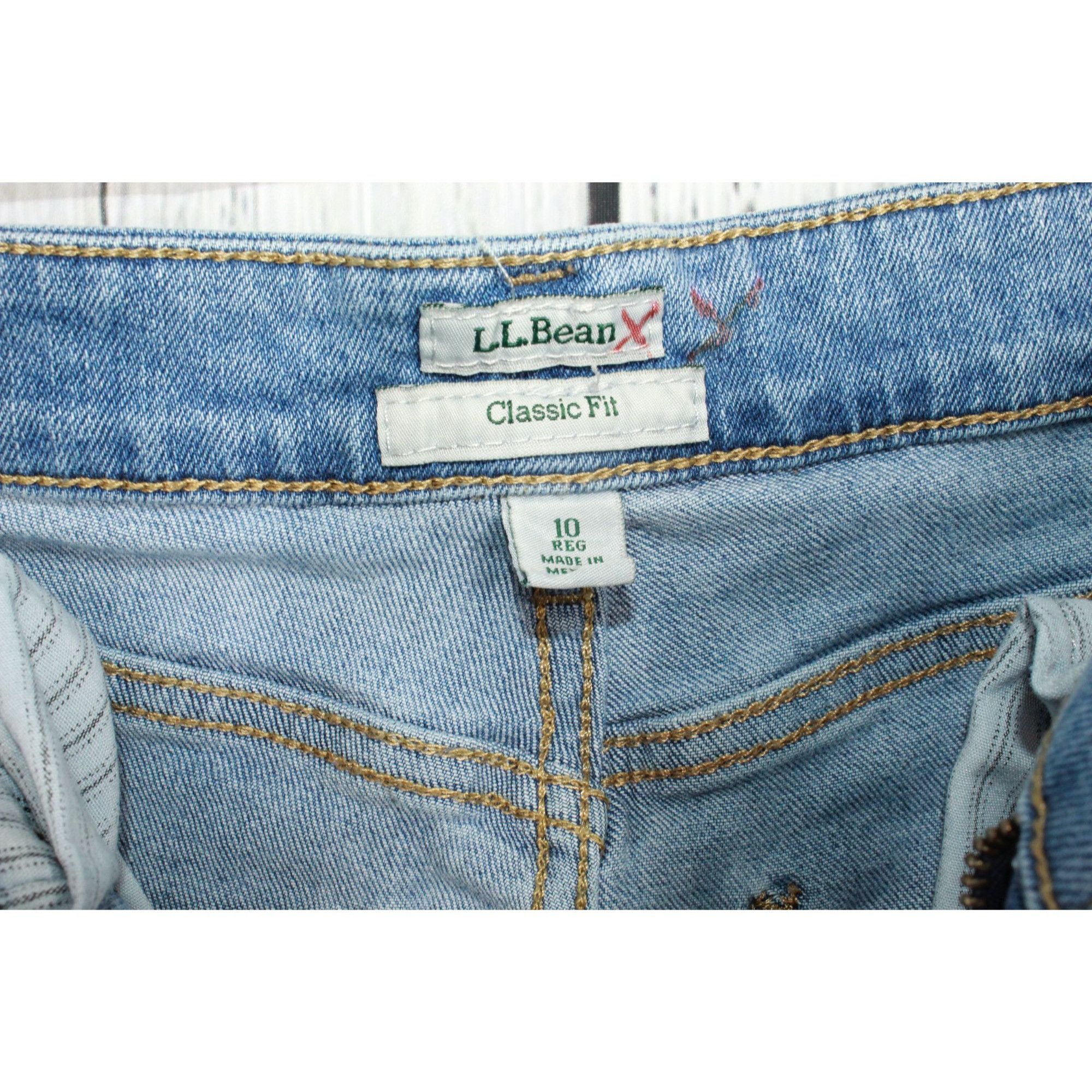 L.L. Bean L.L.Bean 207 Vintage High-Rise Boyfriend Jeans 10 Size 32" / US 10 / IT 46 - 4 Thumbnail