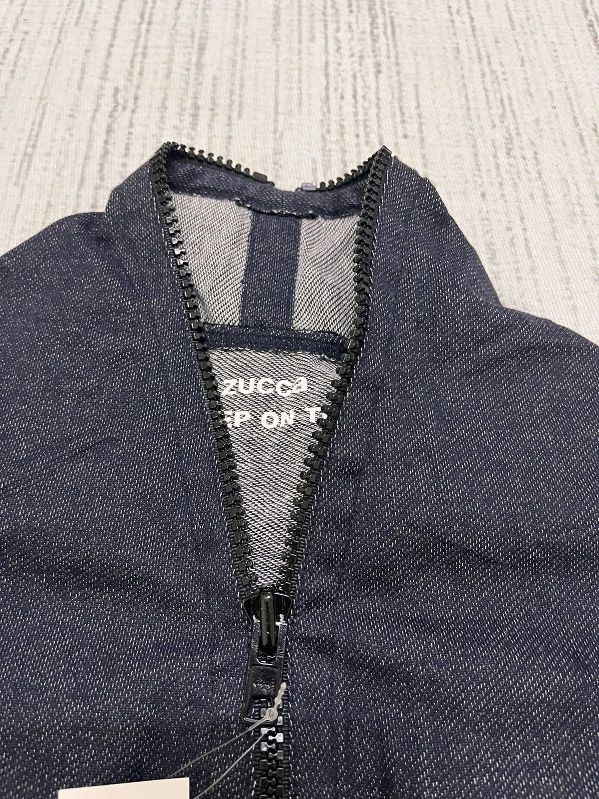 CABANE de ZUCCa × Issey Miyake Zucca full zip denime jacket Size ONE SIZE - 7 Thumbnail