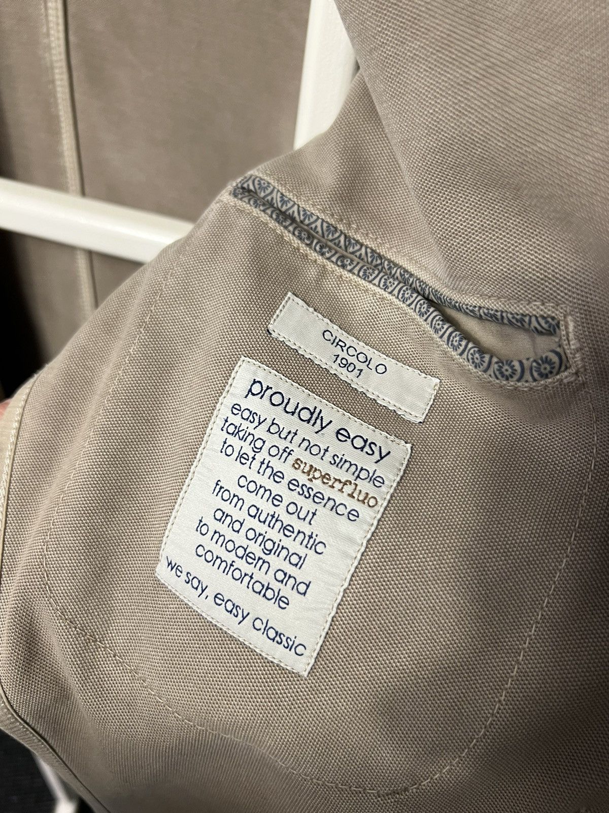 Circolo 1901 Circolo 1901 Proudly Easy Blazer Jacket Cotton & Lycra Size 40R - 12 Thumbnail
