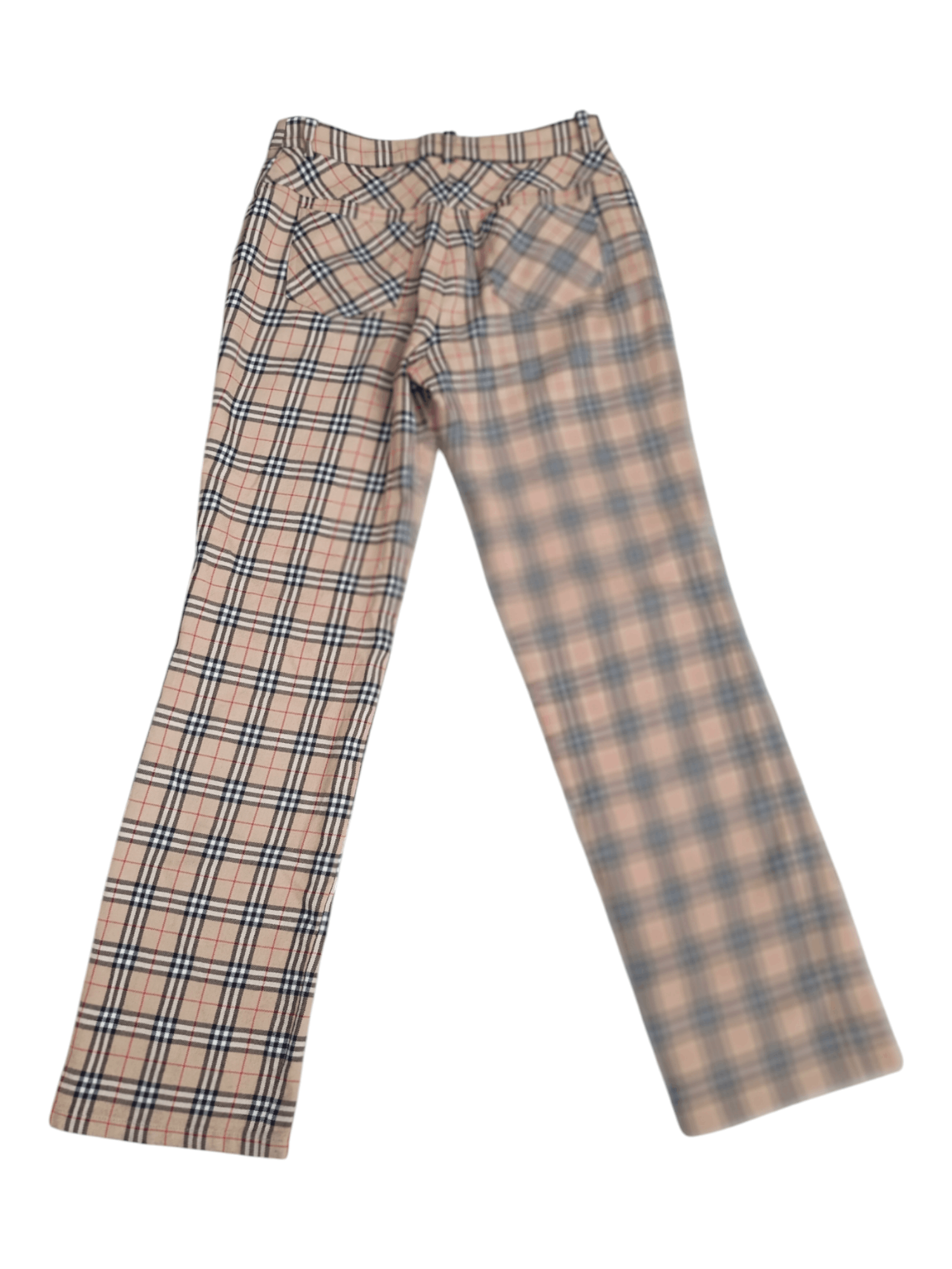 Burberry 🔥VINTAGE BURBERRY NOVA CHECK BLUE LABEL Japan Wool Pants Size 26" / US 2 / IT 38 - 2 Thumbnail