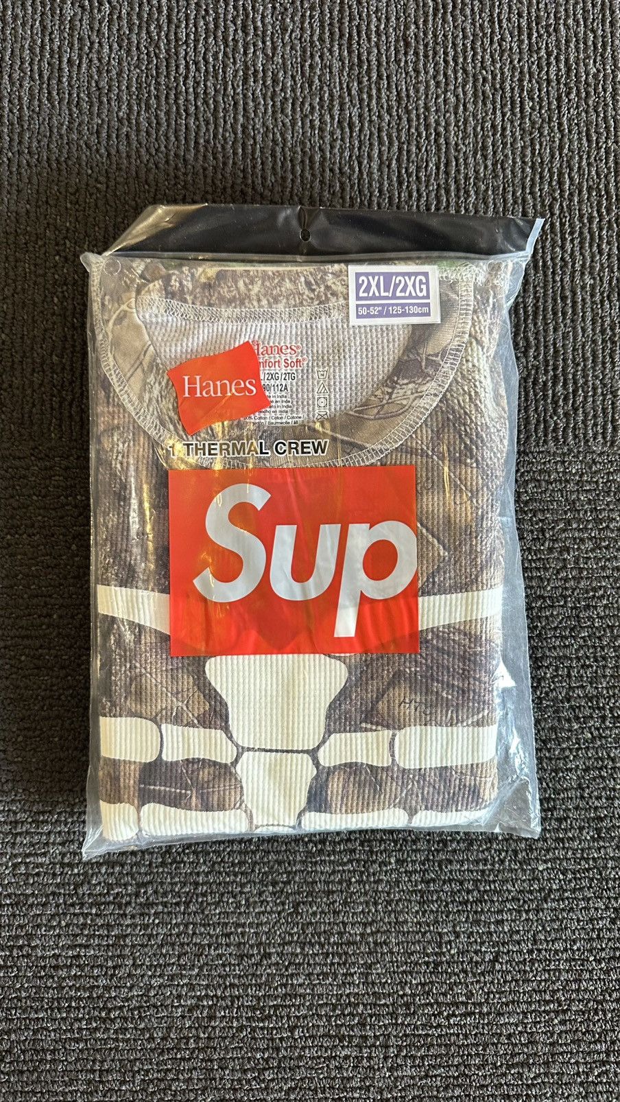 Supreme Hanes Bones Thermal Crew Camo トップス Supreme x Hanes