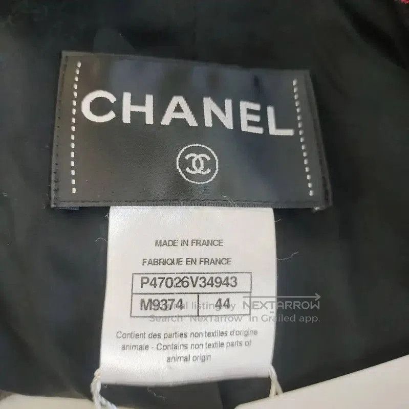 Chanel Chanel Color-Block Polyester Women's Cardigan . Size XL / US 12-14 / IT 48-50 - 3 Thumbnail