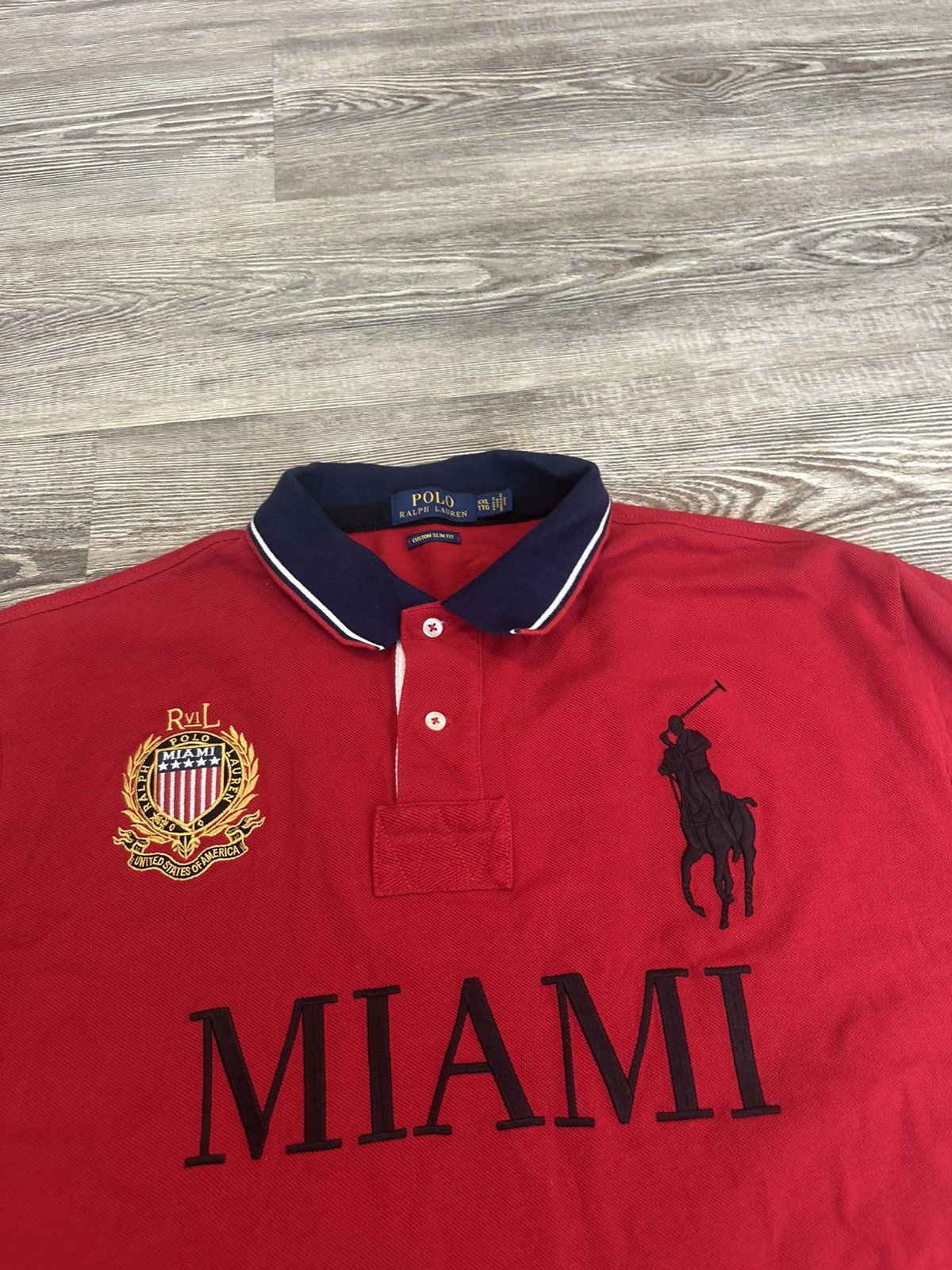 Polo Ralph Lauren × Vintage Polo Ralph Lauren Big Ponny x Miami size XXL Size US XXL / EU 58 / 5 - 2 Thumbnail