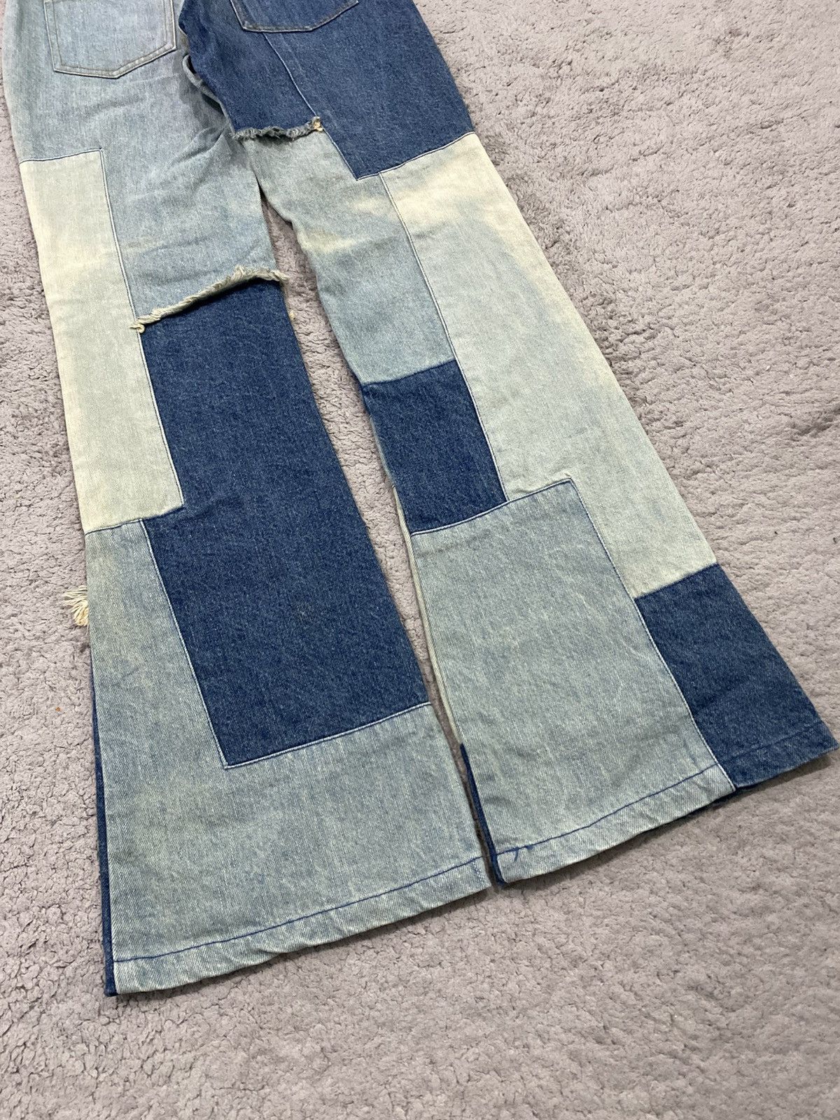 Kapital The Hipsite Patcwork Distressed Flare Denim Kapital Hysteric Size US 28 / EU 44 - 15 Thumbnail