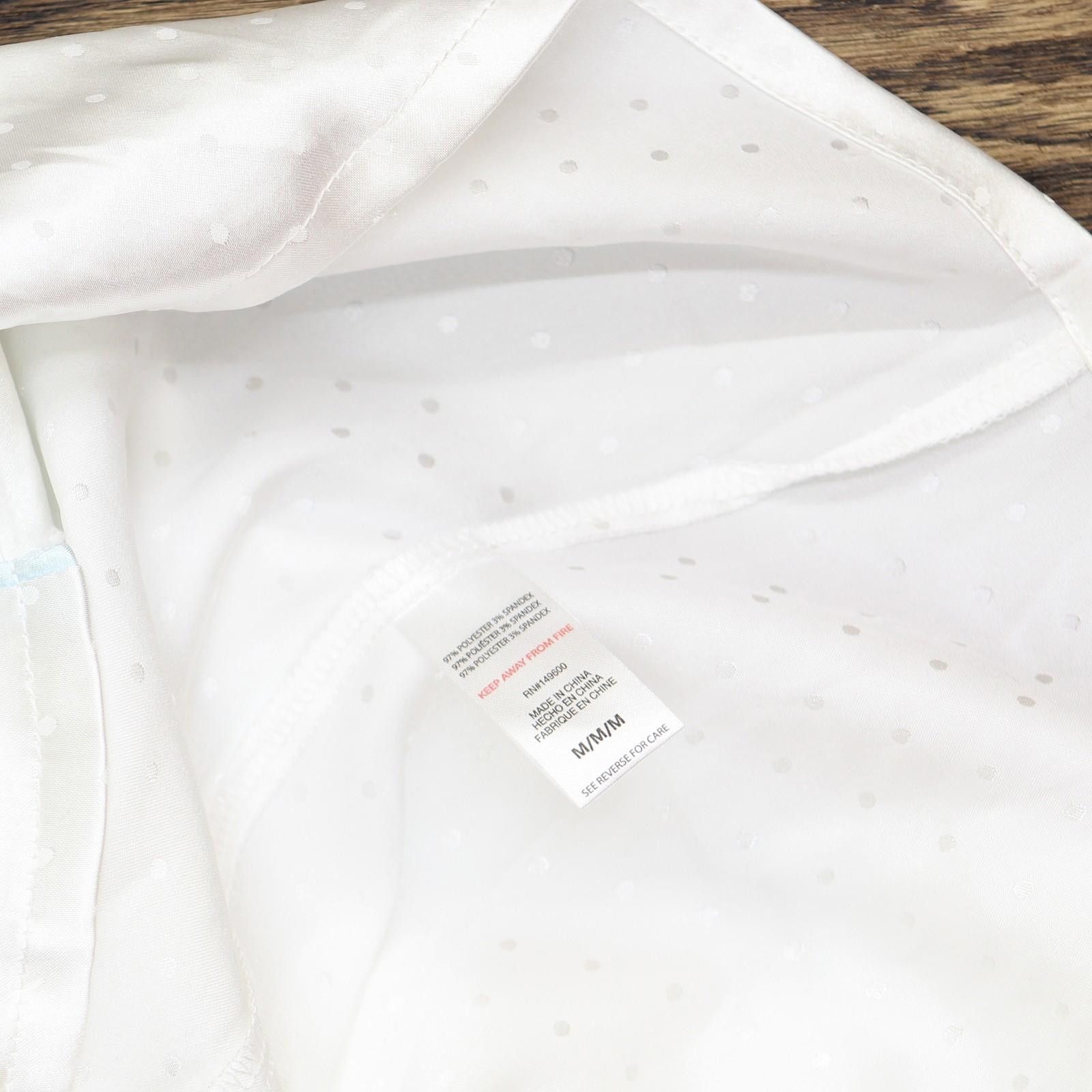 Other Flora By Flora Nikrooz Womens Dot Shirt Pajama Top White M Size M / US 6-8 / IT 42-44 - 5 Thumbnail