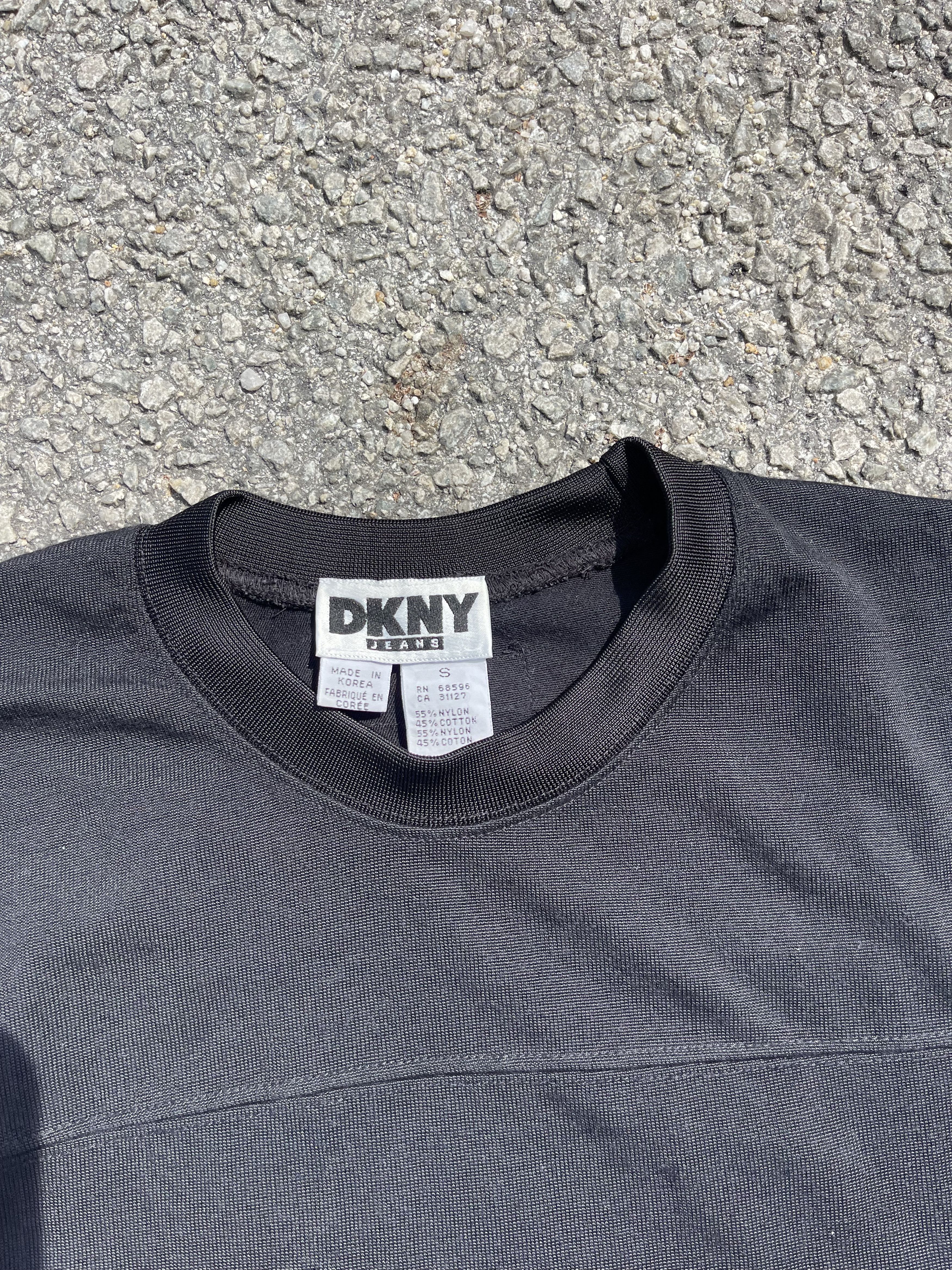 DKNY × Donna Karan × Vintage Vintage Rare 90s DKNY Oversize Baggy Tee Shirt Size US S / EU 44-46 / 1 - 4 Thumbnail