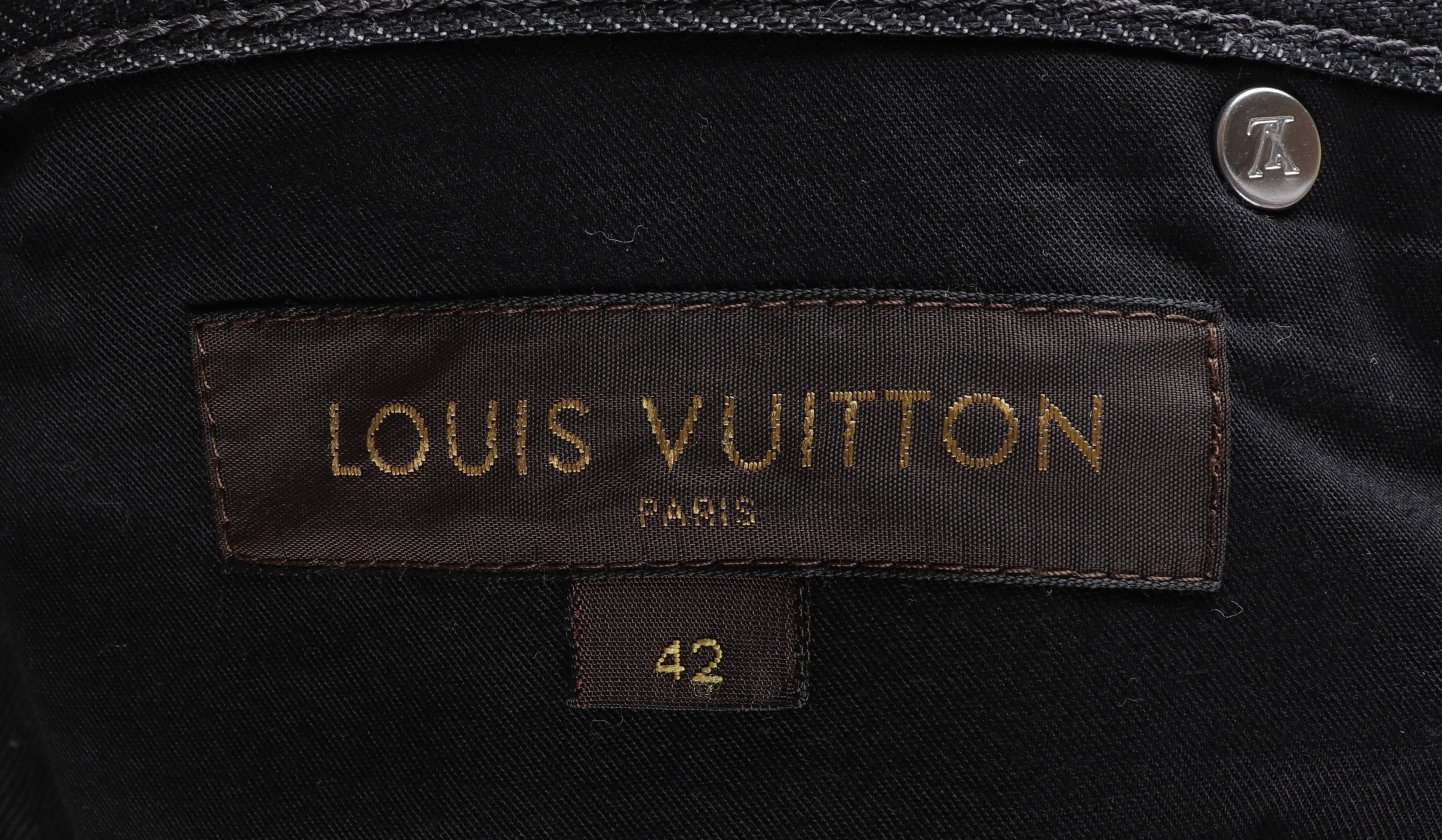 Louis Vuitton Louis Vuitton Size FR42 Brown Fleur LV Logo Black Jeans Size US 32 / EU 48 - 8 Thumbnail
