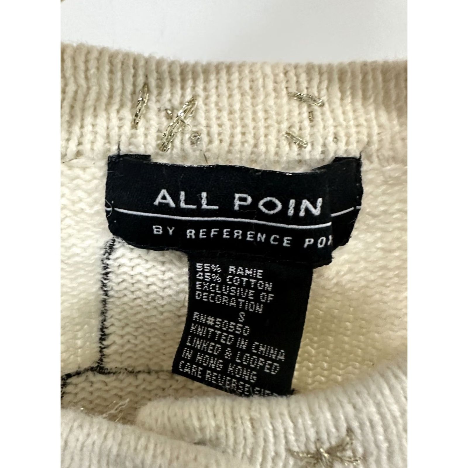 Vintage VINTAGE All Points Sweater S Adult White Christmas Presents Cardigan Size US S / EU 44-46 / 1 - 3 Thumbnail