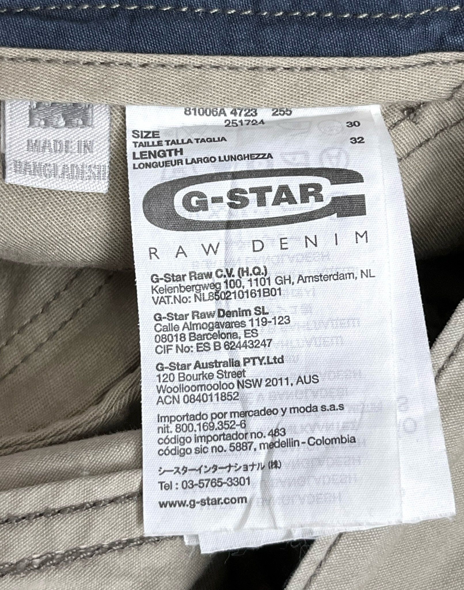 G-Star Vtg G STAR Military Aero Powel 3D Loose Tapered Cargo Pants Size US 30 / EU 46 - 16 Thumbnail