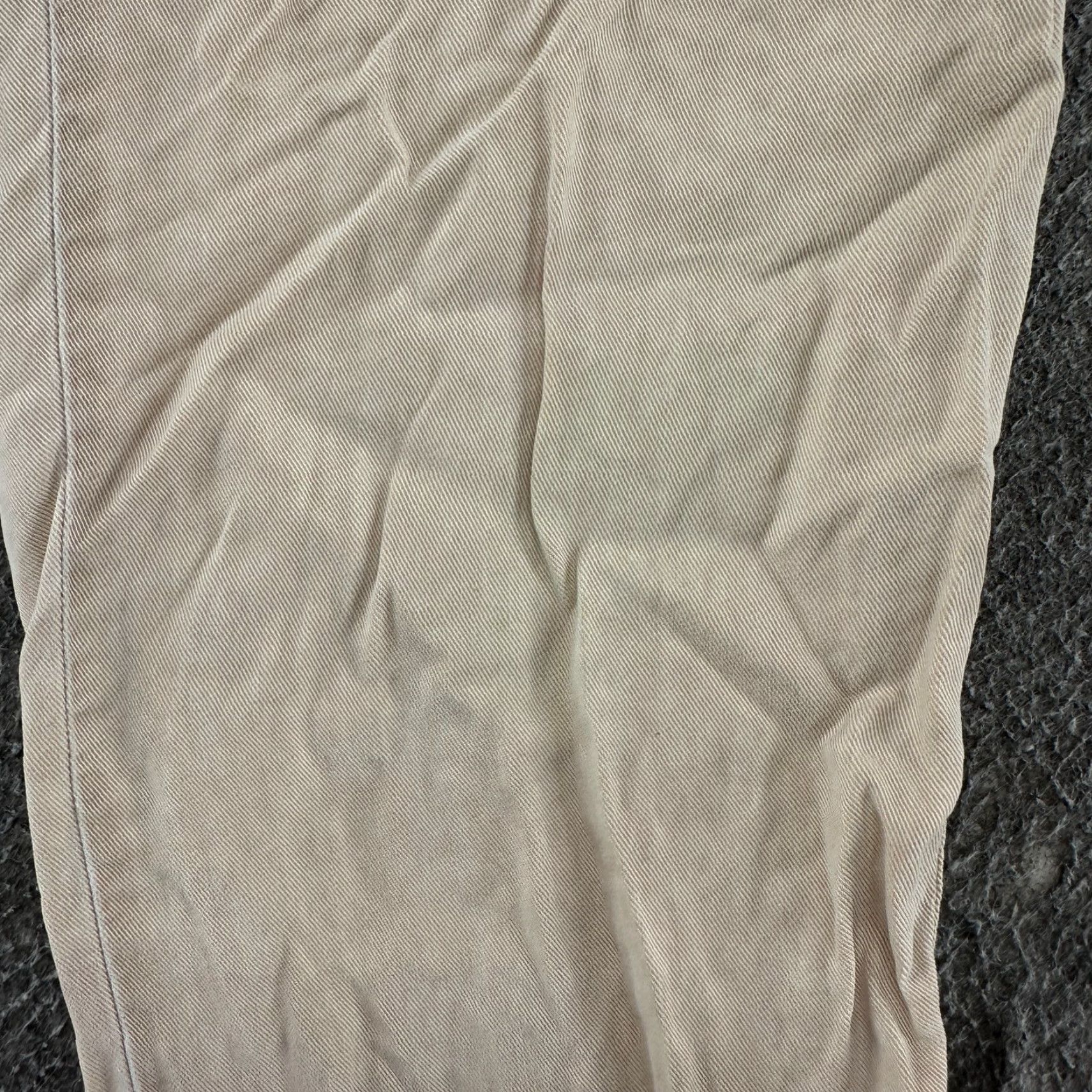 Vintage Rock Revival Pants Mens 30x27 Beige Cargo Straight Leg Regular Fit Thick Stitch Cotton Canvas Size US 30 / EU 46 - 5 Thumbnail