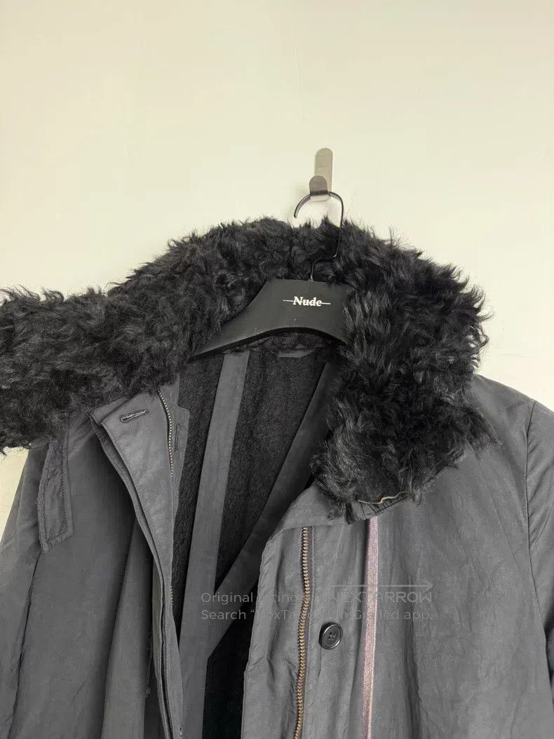 Helmut Lang Helmut Lang Fur collar coat Size US XXS / EU 40 - 5 Thumbnail