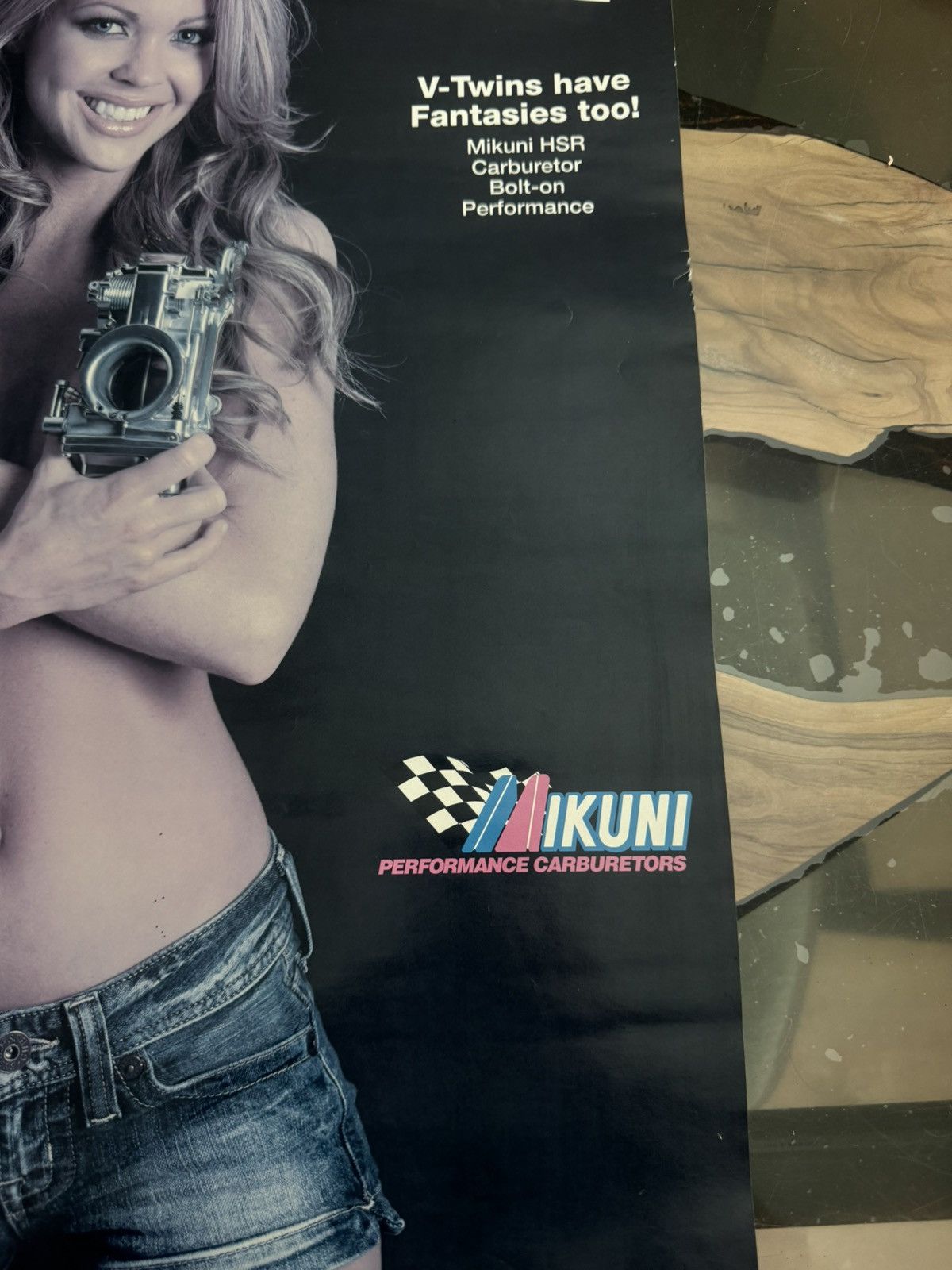 Japanese Brand Ikuni ‘Explicit Performance Advisory’ Sexy Pinup Girl Poster Size ONE SIZE - 7 Thumbnail