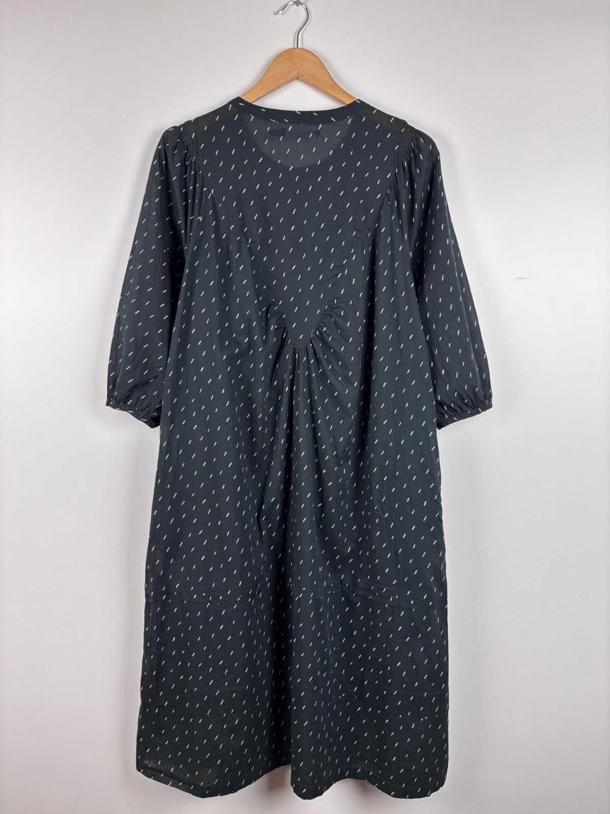 Gudrun Sjoden Gudrun Sjoden Dash Print Dress Cotton Black Size M Size M / US 6-8 / IT 42-44 - 8 Thumbnail