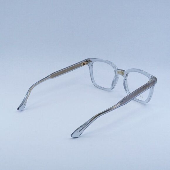 Gucci Gucci GG0184O 005 Eyeglasses Transparent Grey 50mm Square Size ONE SIZE - 10 Thumbnail