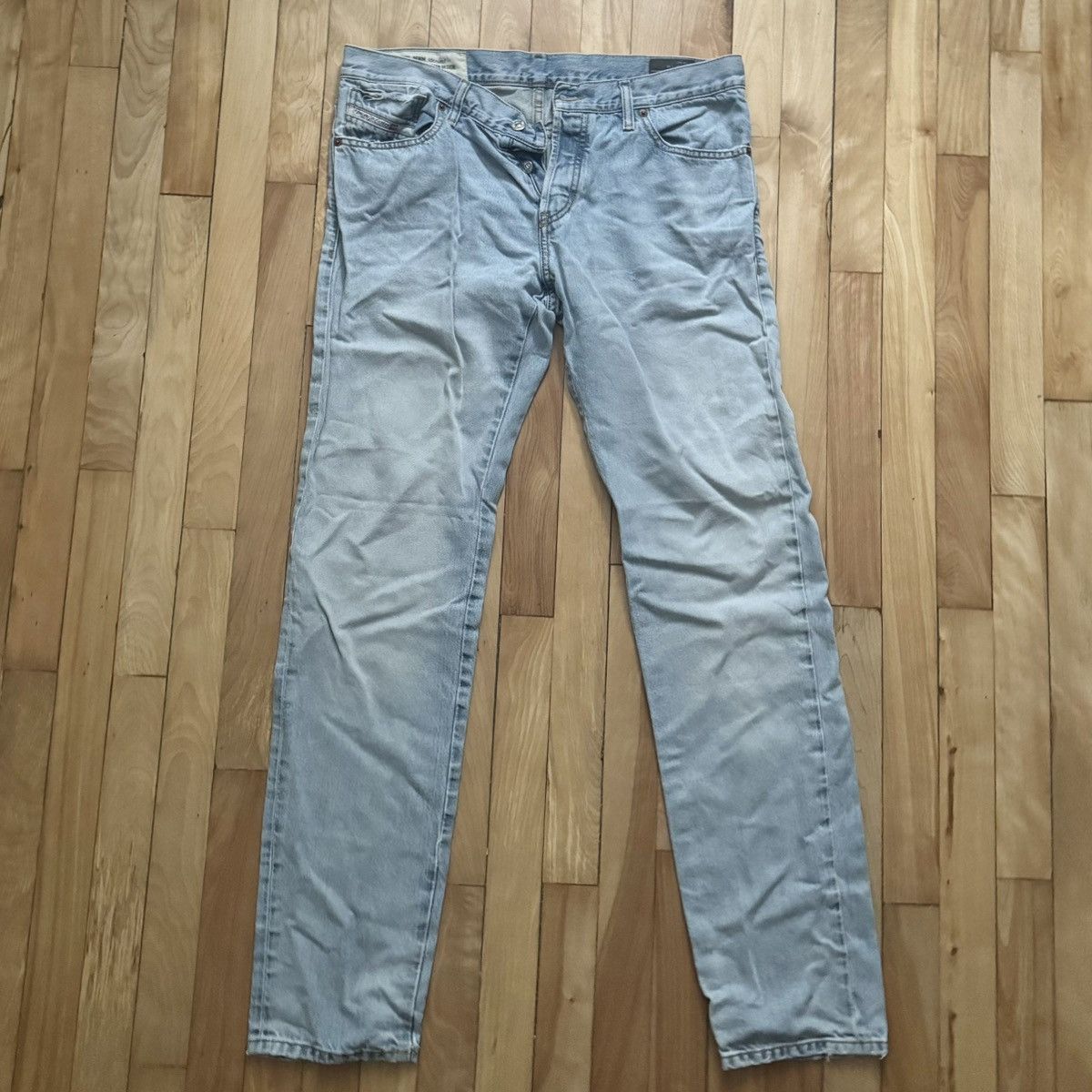 Diesel DIESEL Y2K LIGHT WASHED TAPERED DENIM Size US 34 / EU 50 - 1 Thumbnail