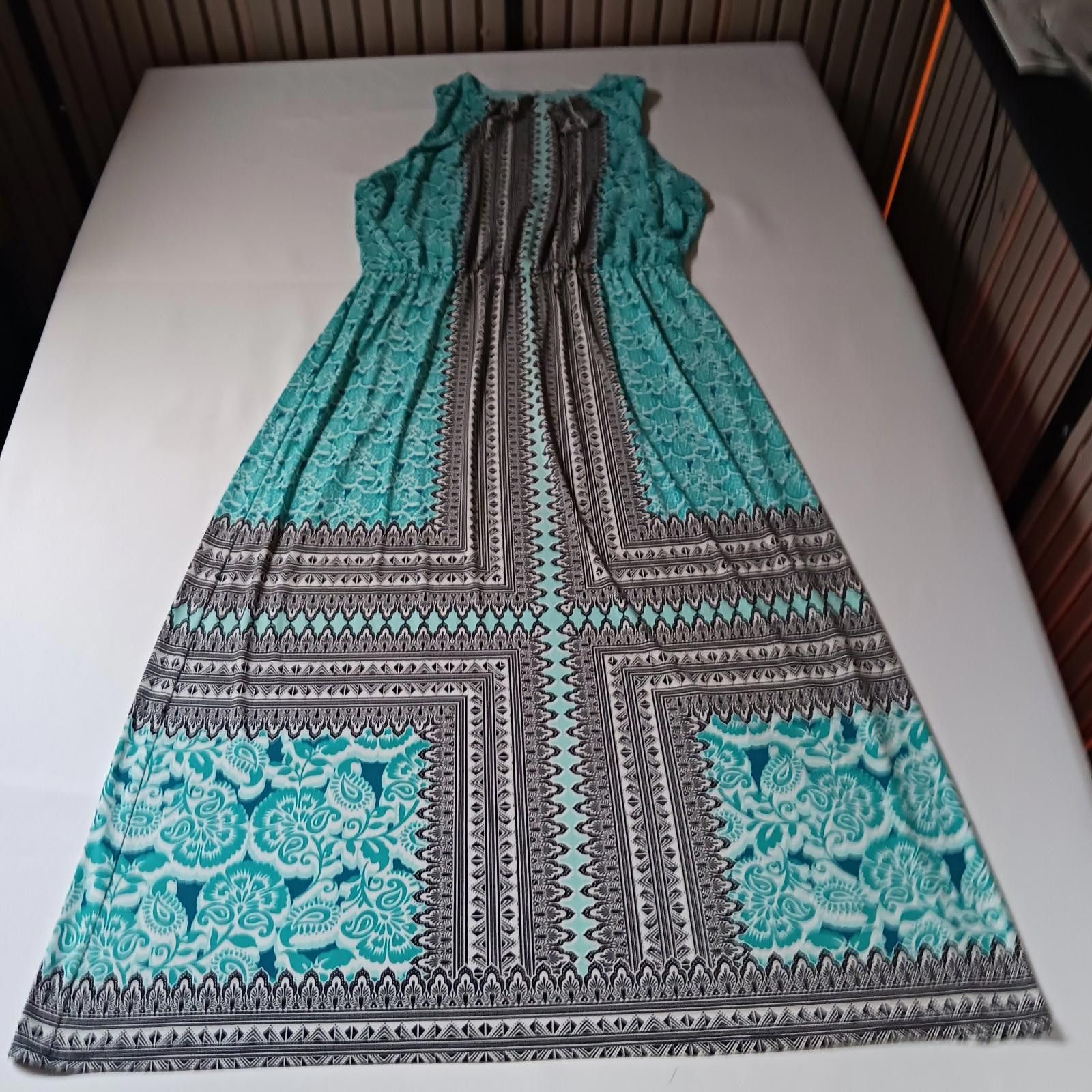 Other London Style Collection #153031 Women 16 Green & Black Dress Size XXL / US 16-18 / IT 52-54 - 1 Thumbnail