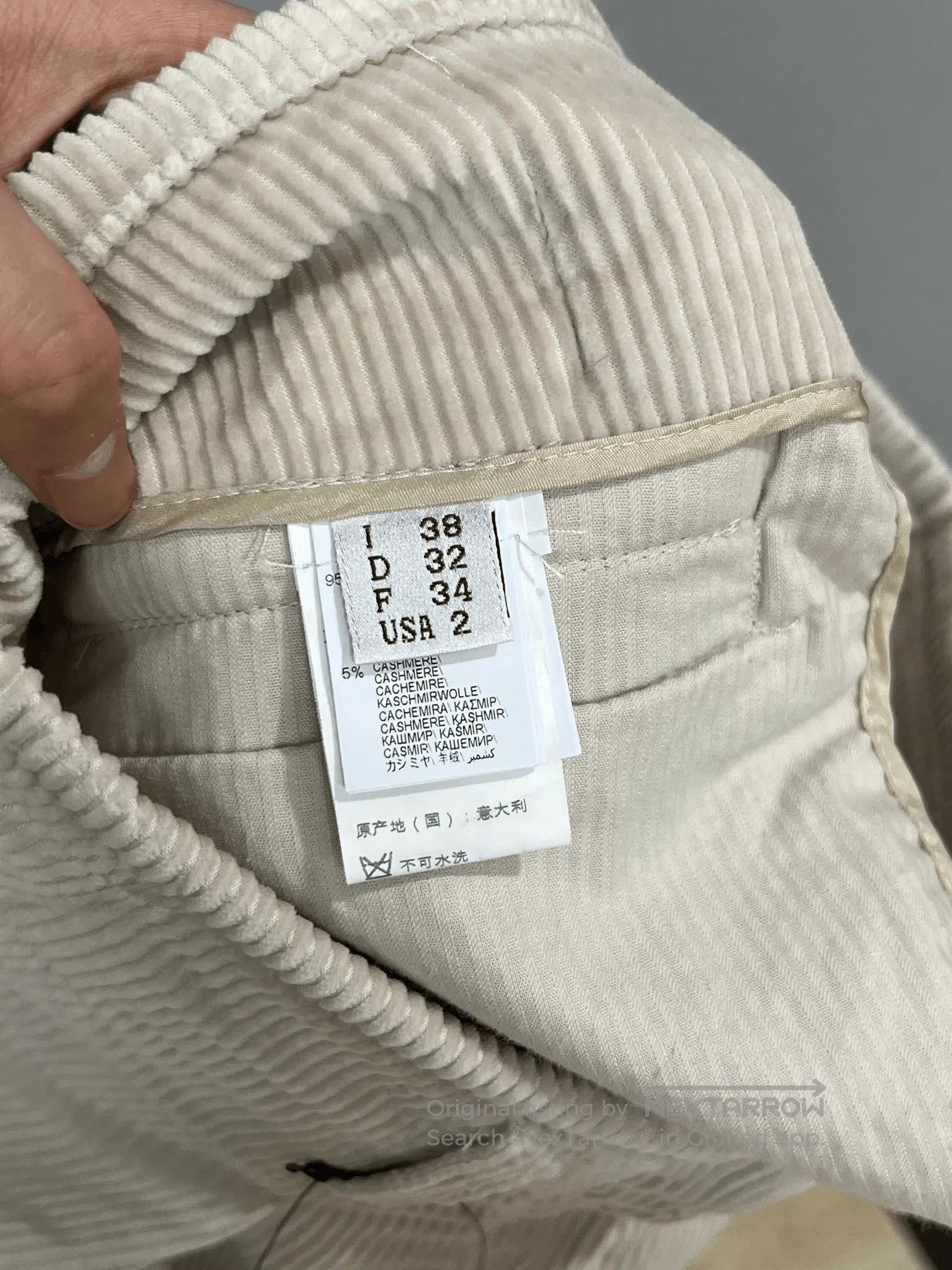 Brunello Cucinelli Brunello Cucinelli Corduroy Casual Pants. Size US 38 / EU 54 - 4 Thumbnail