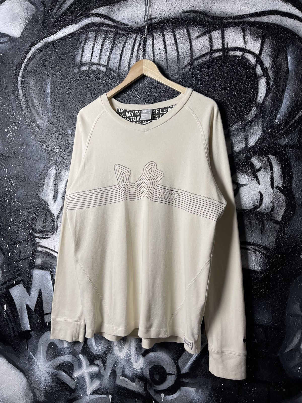 Japanese Brand Nike Y2K Athletic Tailwind Long Sleeve T-Shirt Size Large Size US L / EU 52-54 / 3 - 1 Thumbnail