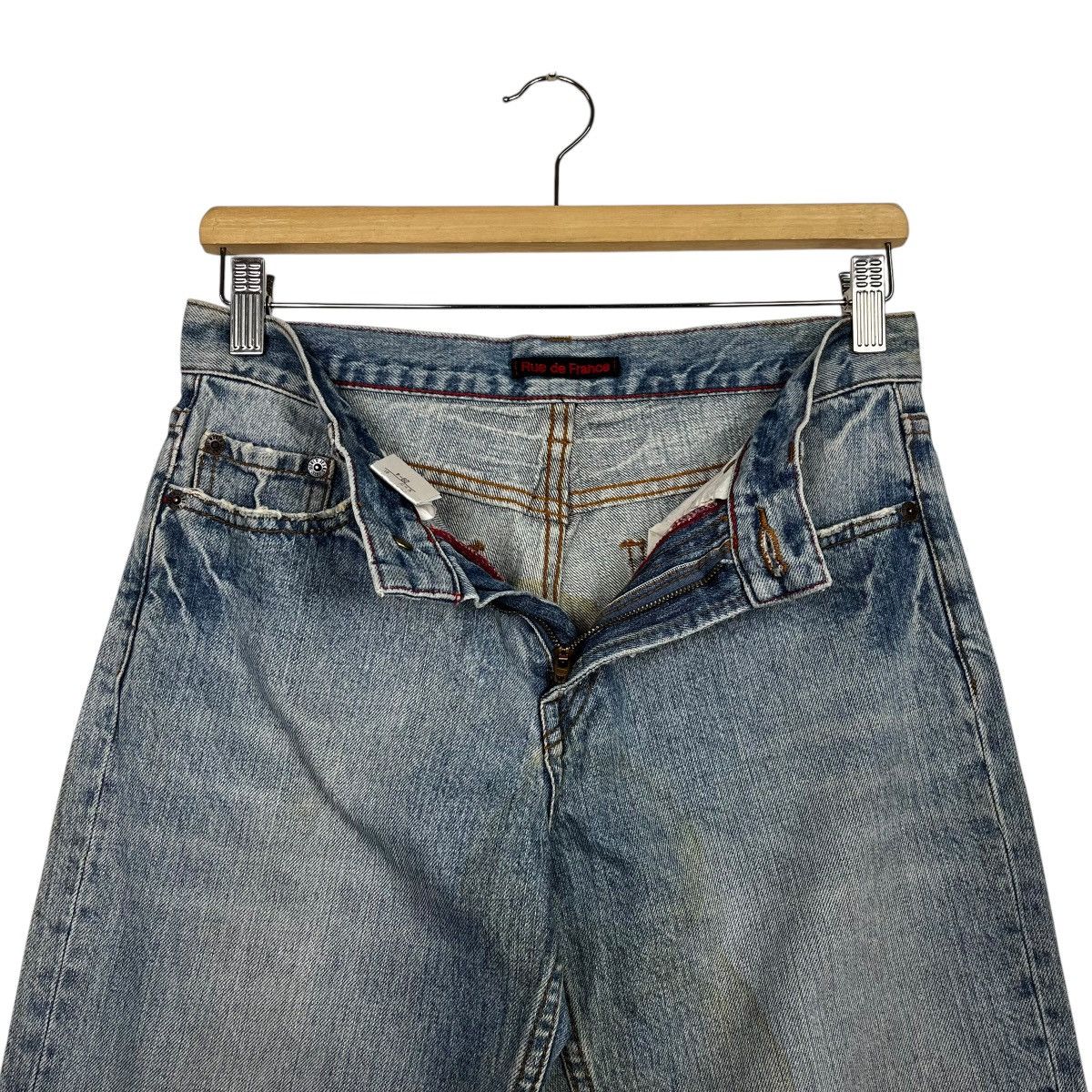 20471120 Vintage Blue De France Denim Size 28" / US 6 / IT 42 - 15 Thumbnail