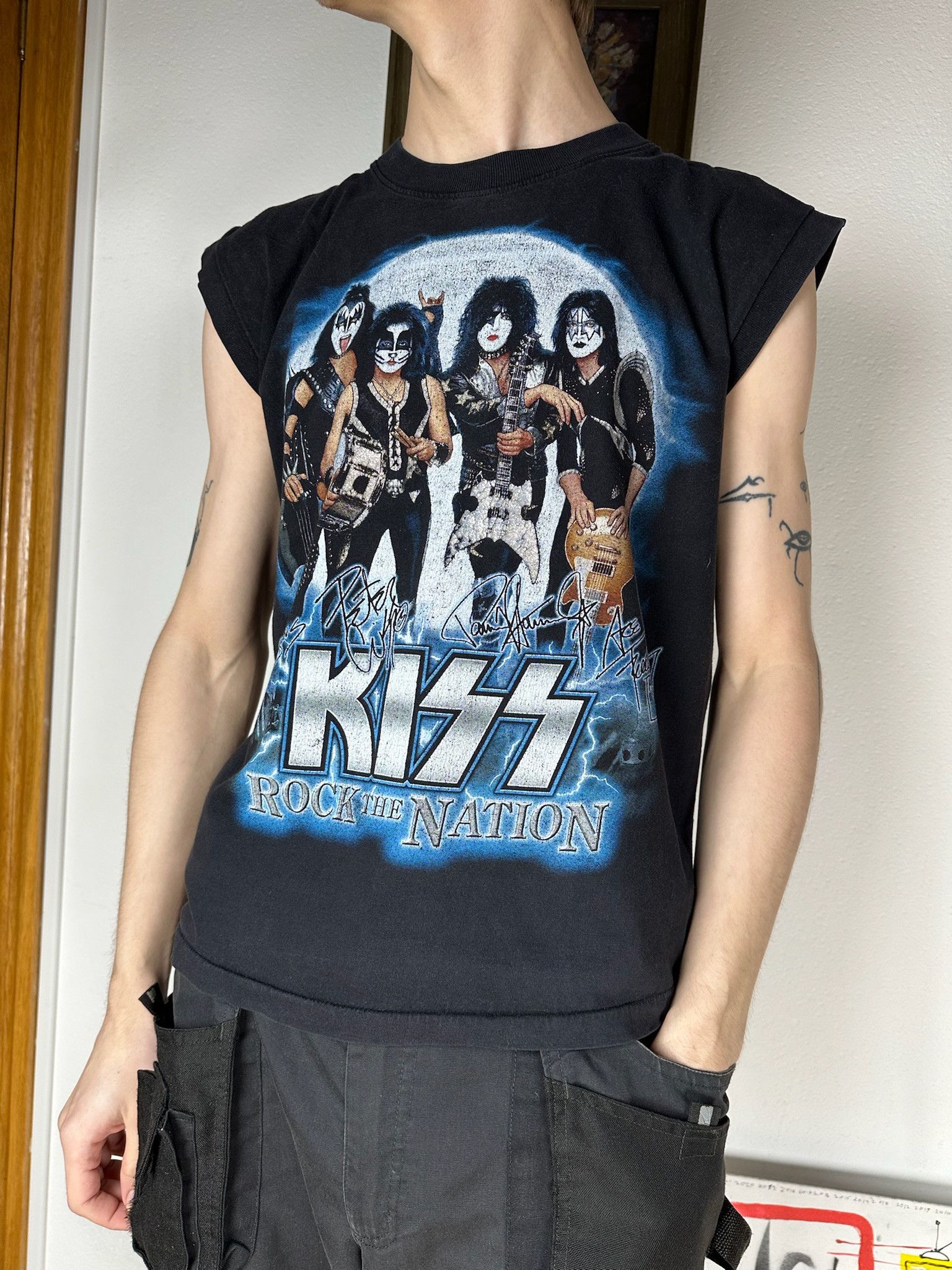 Band Tees Kiss Vintage 90s Rock Band Tank Top Shirt Size US S / EU 44-46 / 1 - 4 Thumbnail