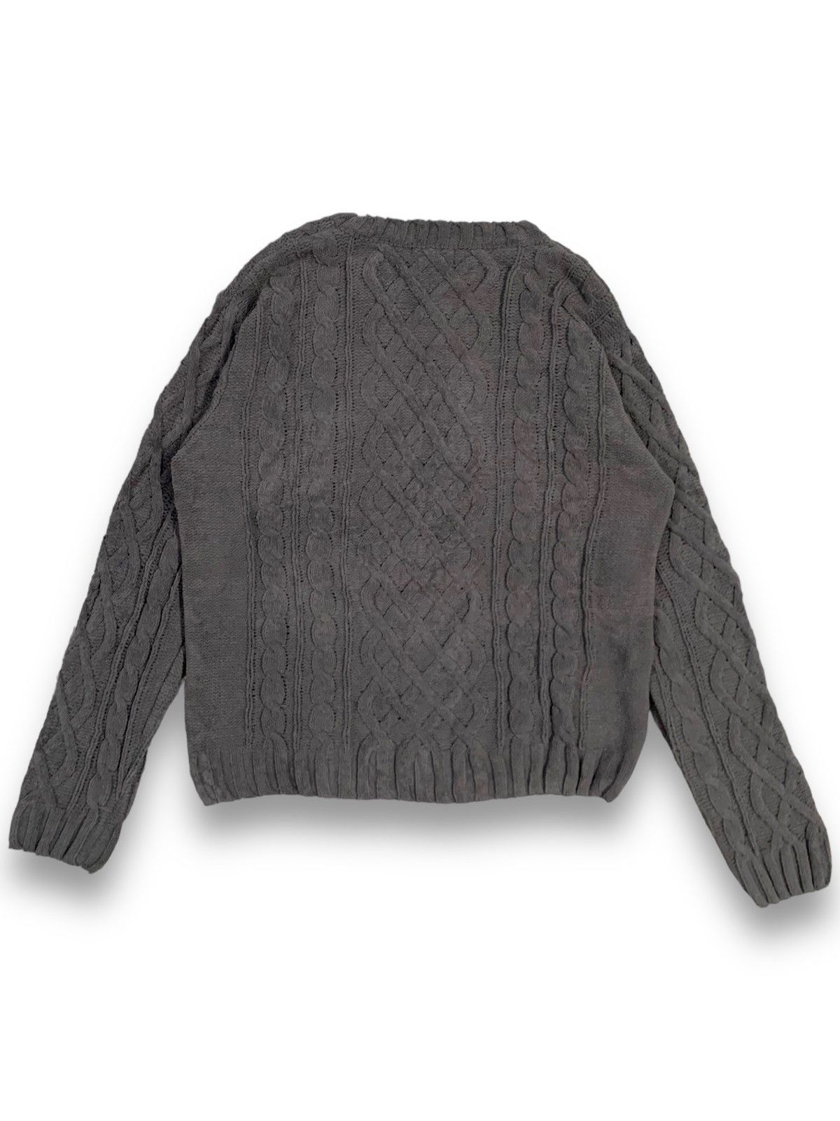 Japanese Brand 🔥BUNDLE🔥Japanese Azul by Moussy Grey & Brown Knitted Sweater Size US L / EU 52-54 / 3 - 4 Thumbnail